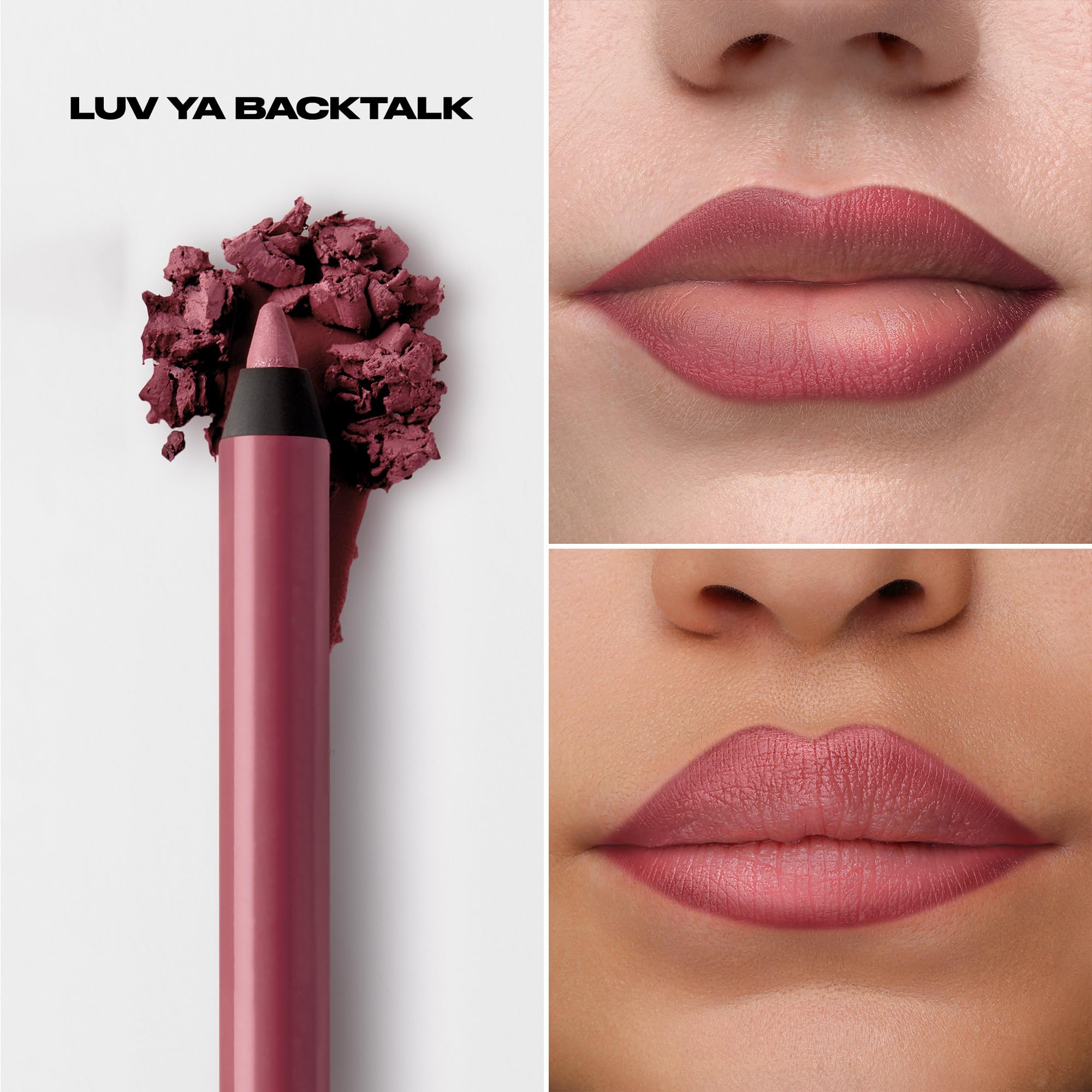 Urban Decay 24/7 Glide-On Waterproof Lip Pencil (Luv Ya Backtalk - Medium Warm Mauve), Smudge-Proof, Longwearing Lip Liner, Smoo