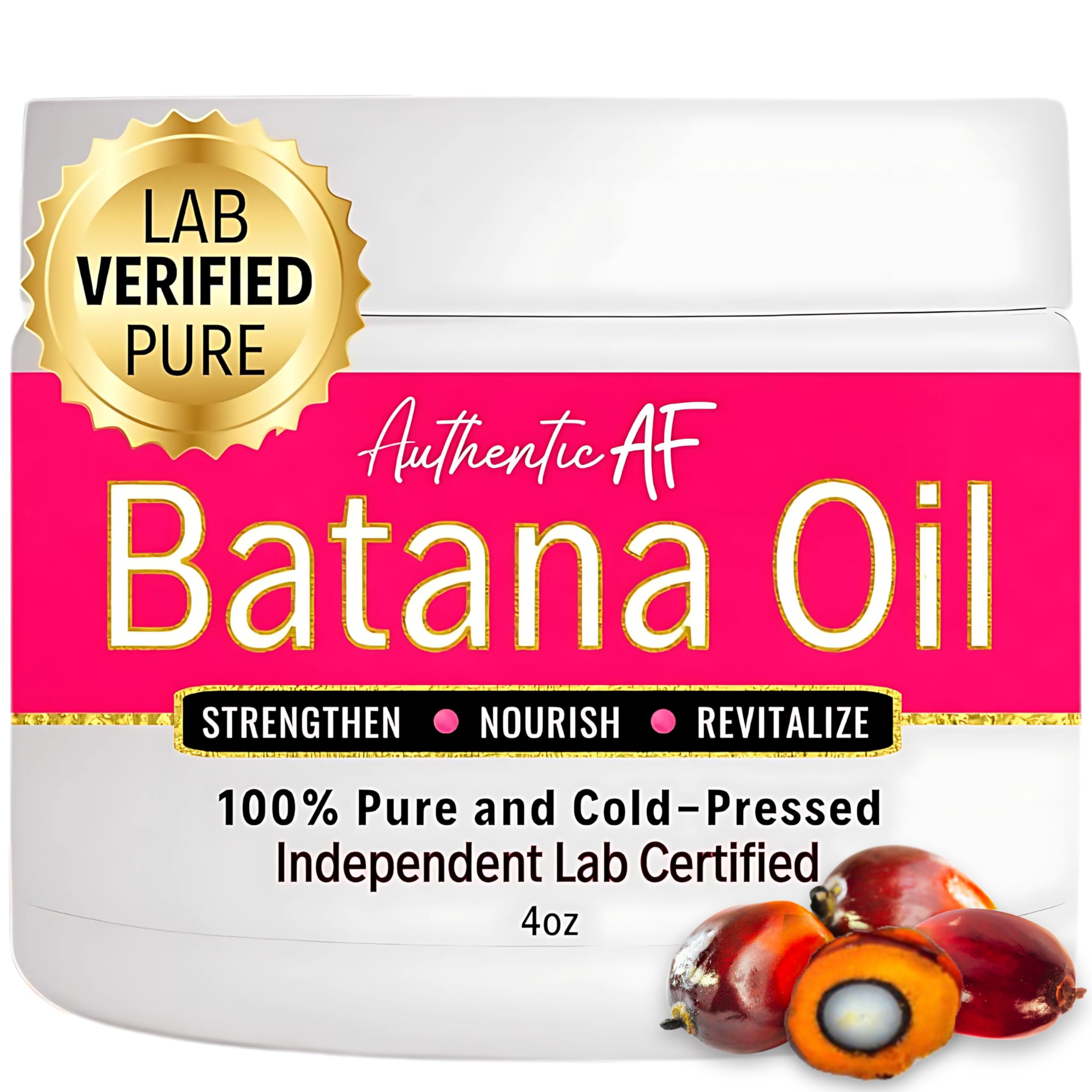 LIV Authentic 100% Raw Batana Oil for Hair Growth - Pure Moisturizing Hair Oil from Honduras, Repairs Split Ends, Strengthens Ro