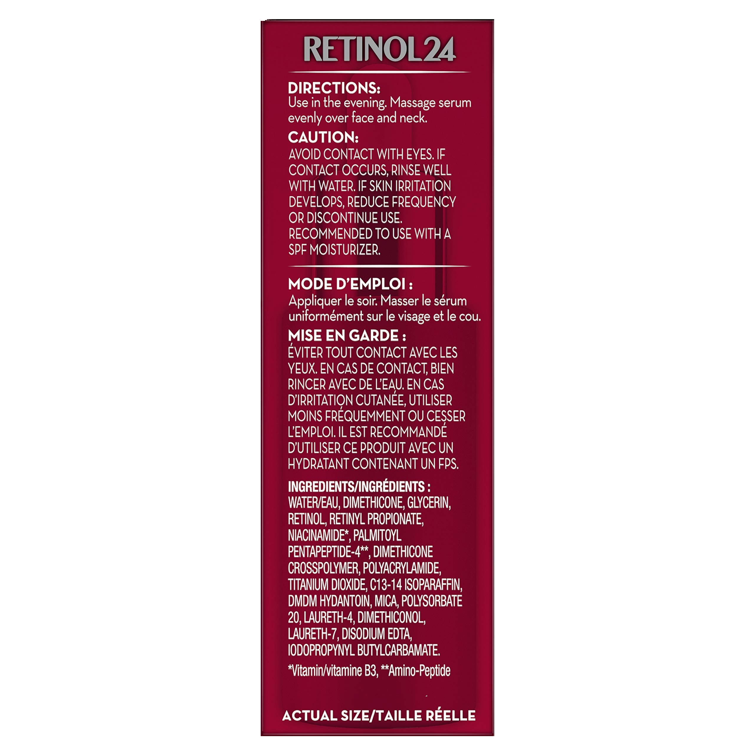 Olay regenerist retinol 24 night serum fragrance free, Unscented, 1.35 Fl Oz