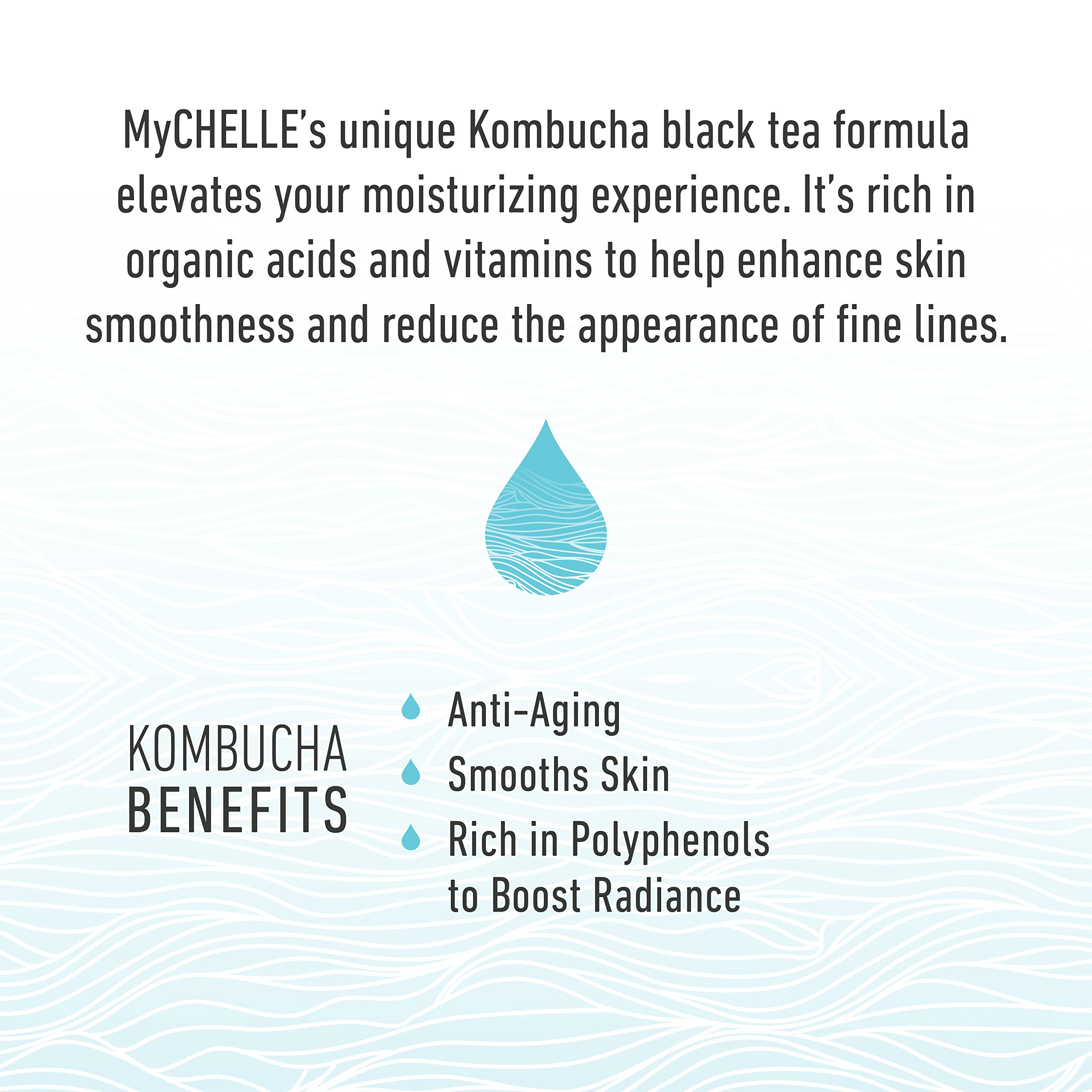 Mychelle Deep Repair Cream - Hydrating Face Moisturizer With Kombucha Tea And Vitamin B For Dry Skin
