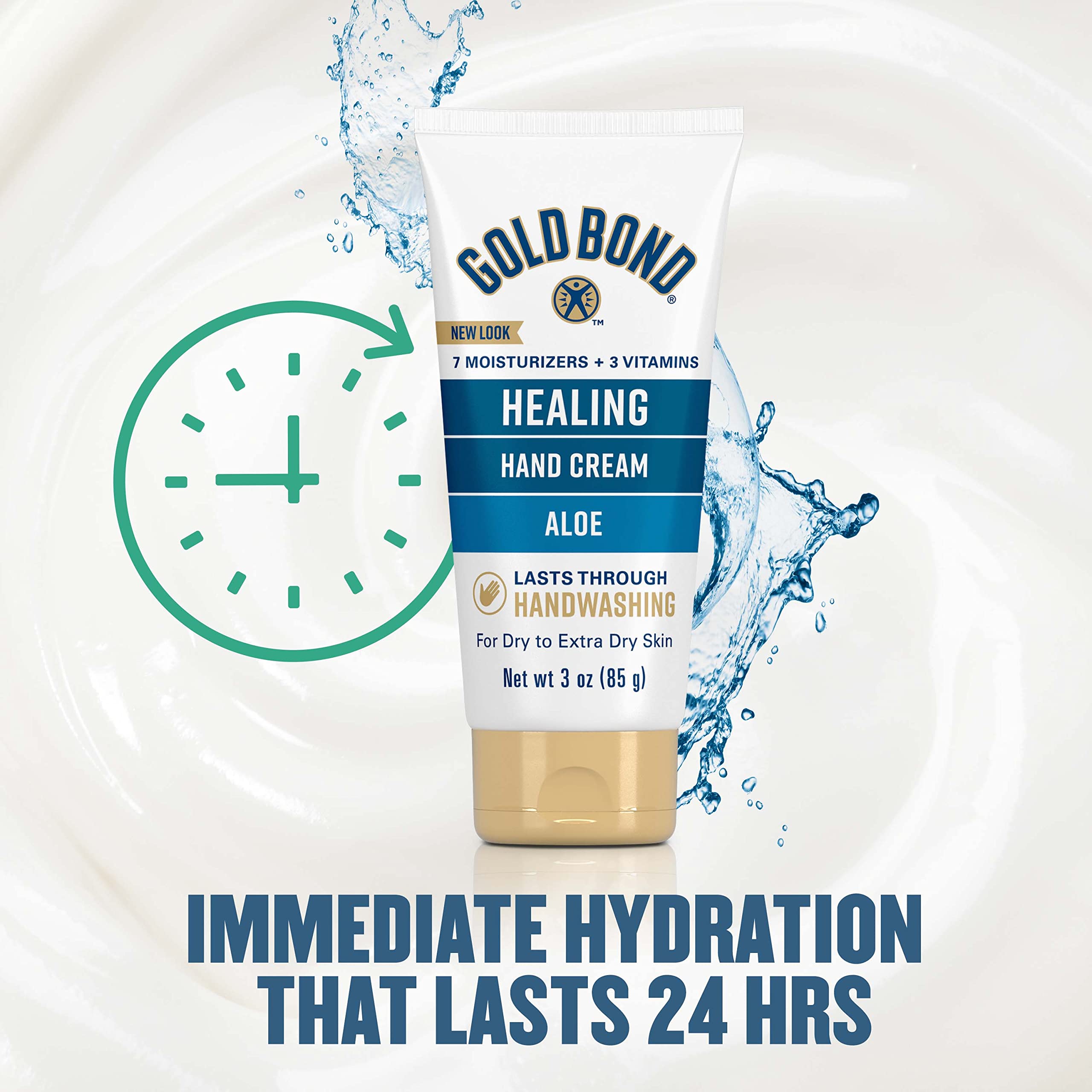 Gold Bond Ultimate Healing Hand Cream, 3 Oz., Lasts Through Handwashing