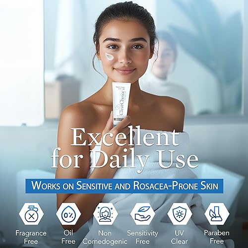 Clearchoice Sport Shield Sunscreen - Natural Face Sunscreen For Daily Use, Spf 45-4 Ounces
