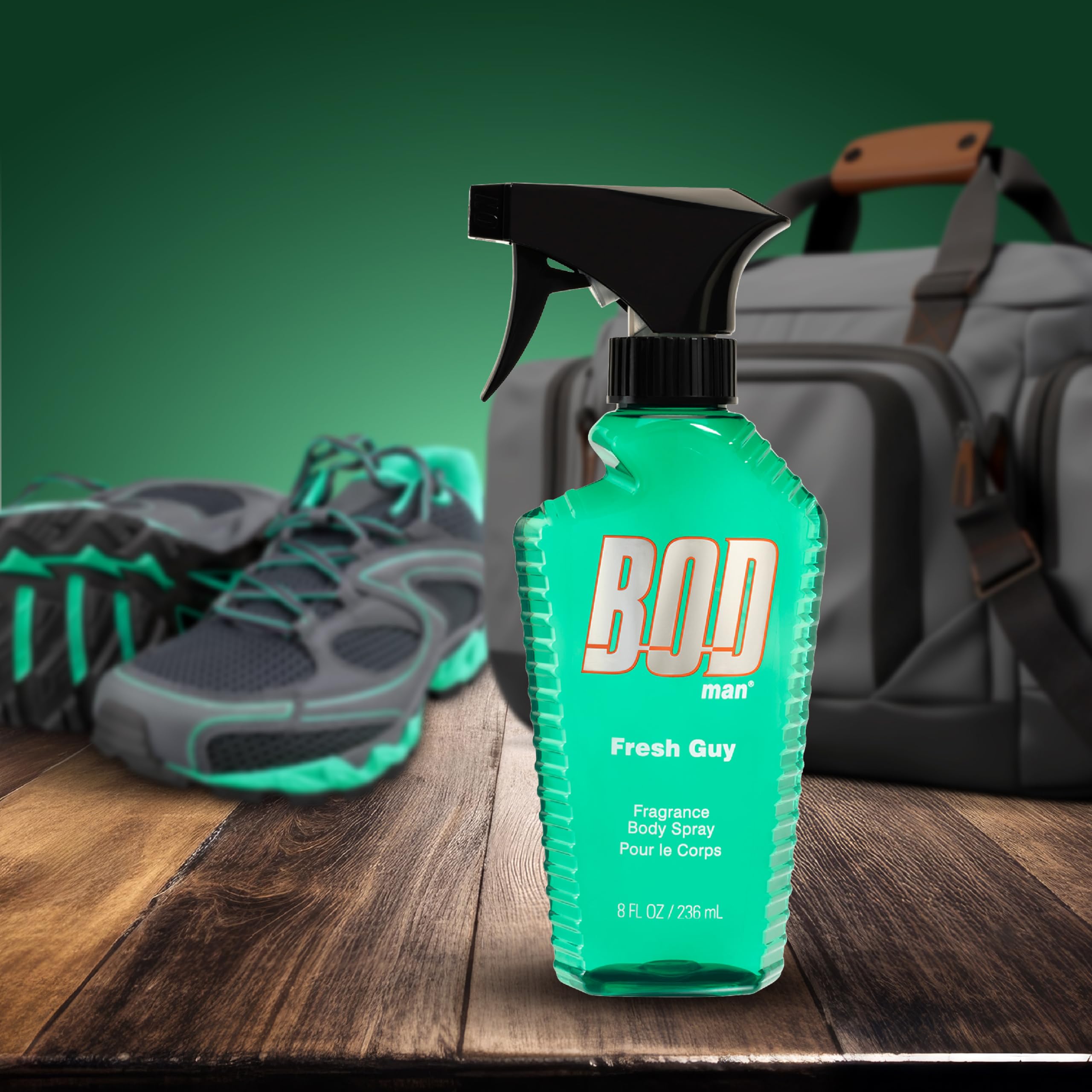 Bod Man Fresh Guy By Parfums De Coeur, 8 Oz Frgrance Body Spray For Men