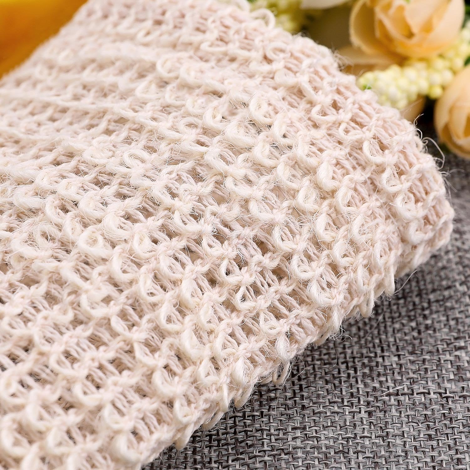 Bbto 5 Pieces Soap Saver Bag Natural Sisal Exfoliating Soap Pouch For Foaming And Drying The Soap Bars Shower Soap Bag (Beige, 9