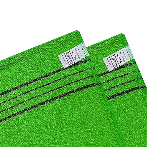 The Original Korean Exfoliating Mitt Body Scrub 8Pcs (Green4Red4)