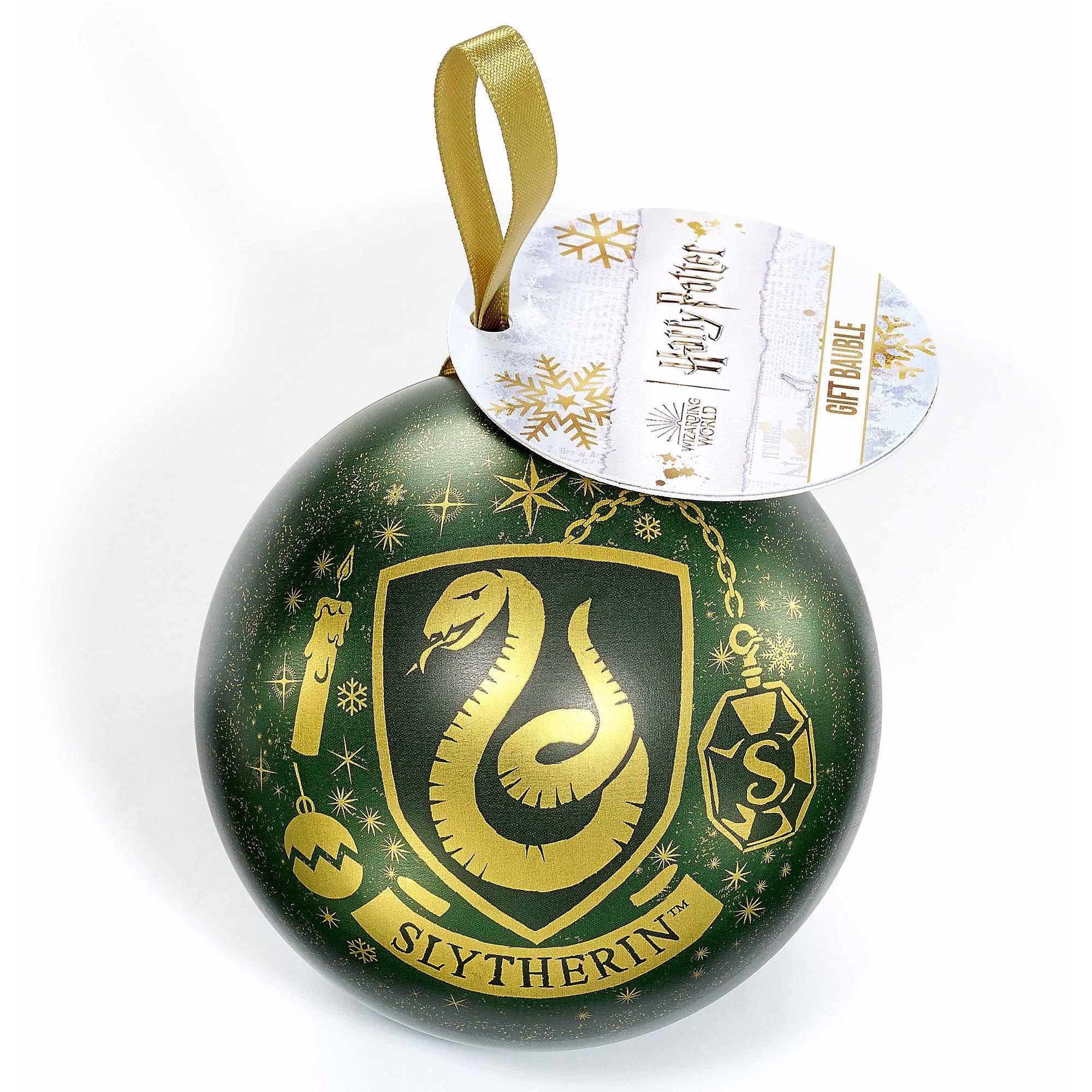 Harry Potter Official Slytherin Bauble with House Necklace
