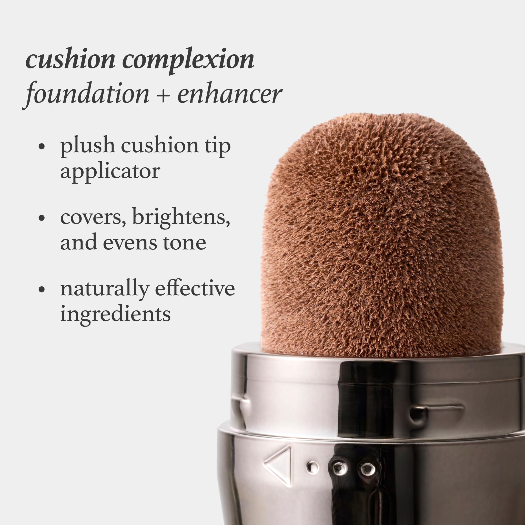 Julep Cushion Complexion Medium Coverage Foundation - Shell | Covers, Brightens & Evens Skin Tone | On-The-Go Cushion Applicator