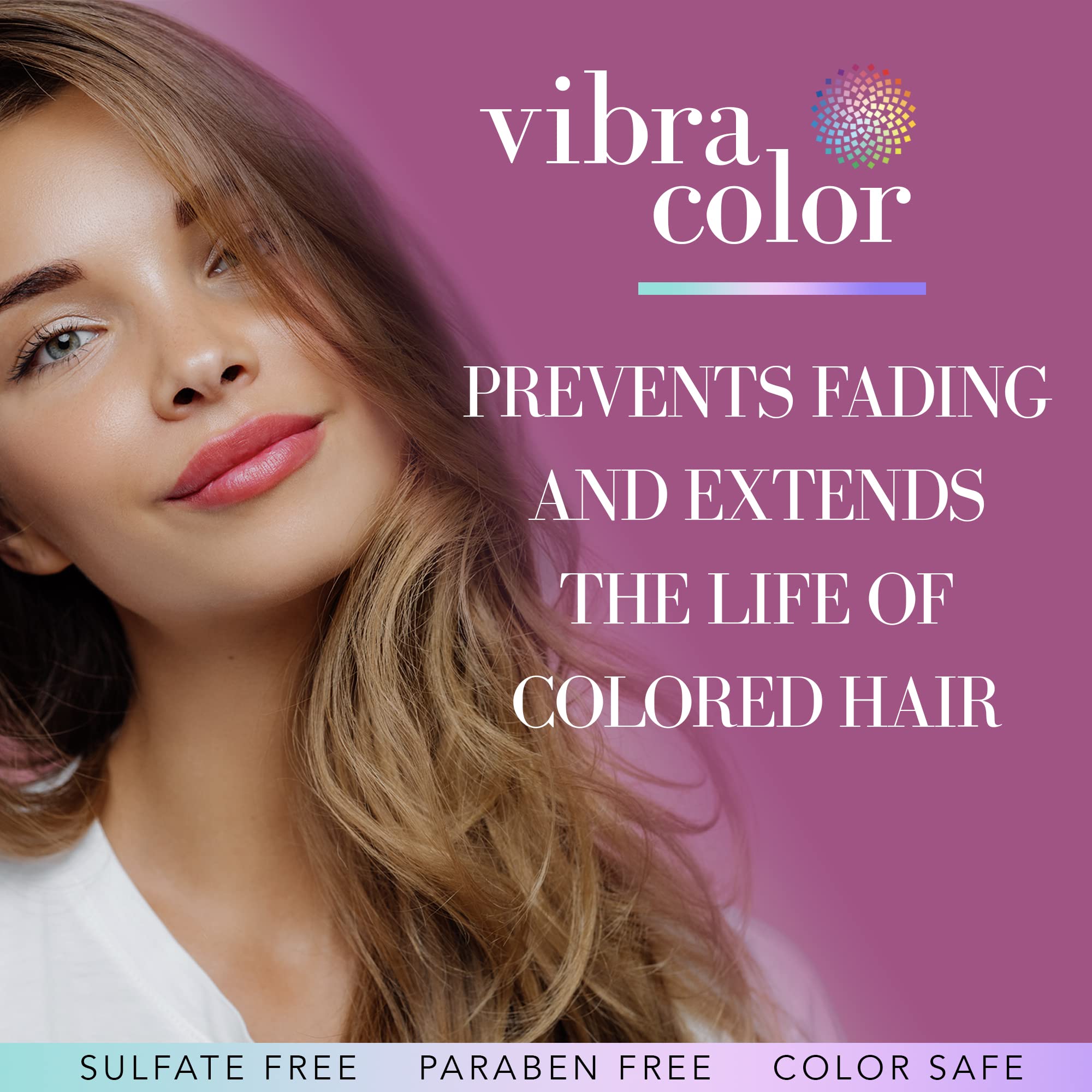 Brocato Vibracolor Color Last Shampoo (32 Oz. Shampoo + Conditioner Duo) | Color Safe for Color Treated Hair - Prevents Fading &