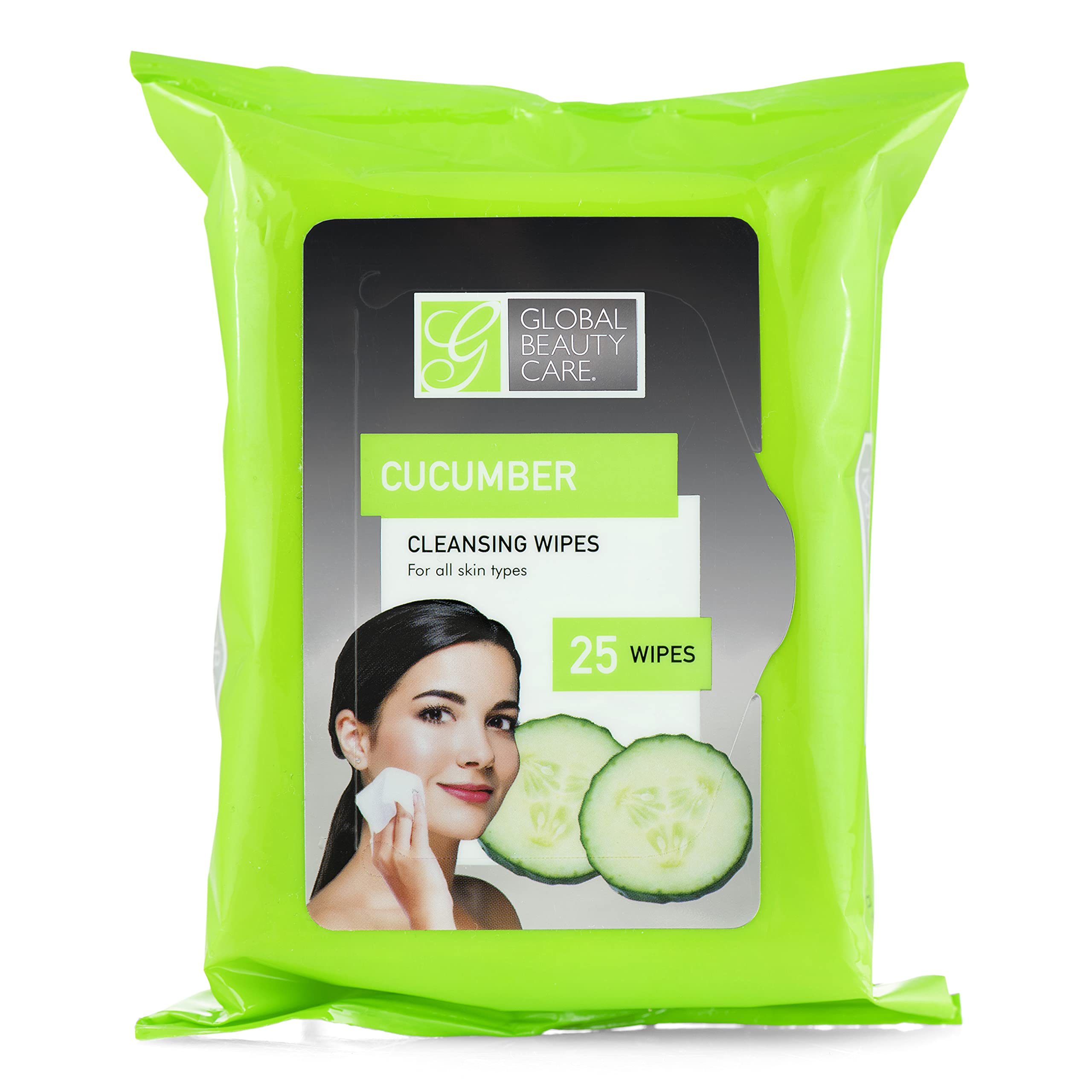 Global Beauty Care Bulk Cleansing Wipes Premoistened 4 Pack Of Cucumber Cleansing Cloths Makeup Removal Wipes - Great For Travel