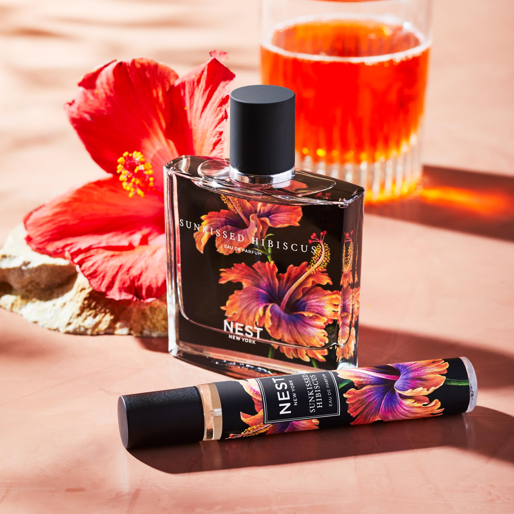 NEST New York Sunkissed Hibiscus Eau de Parfum (Travel Spray) - 8 mL - Vegan & Cruelty Free