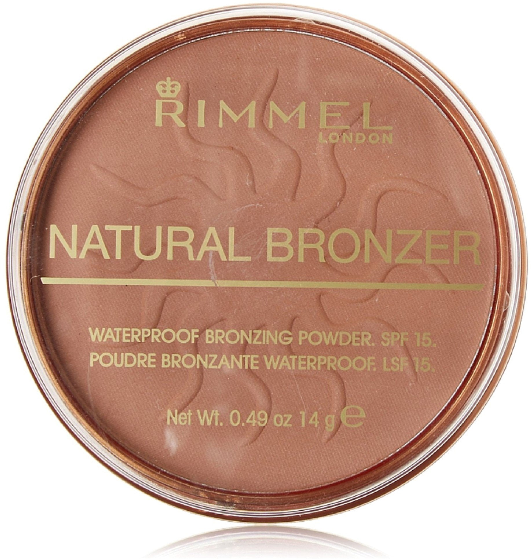 Rimmel London Natural Bronzer, Sun Bronze [022] 0.49 oz (Pack of 6)