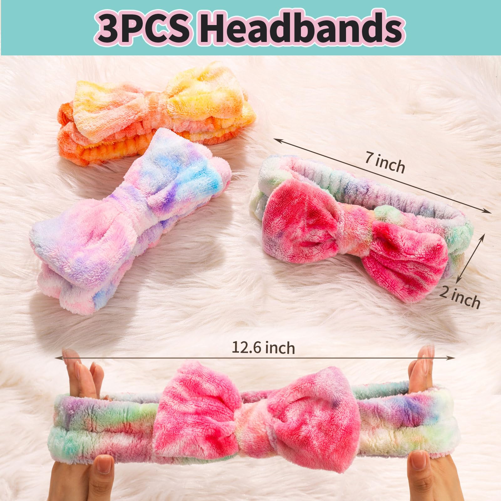 Leobro Spa Headband, Skin Care Headband, Makeup Headbands For Women Teen Girls, Headband For Washing Face, Hair Band For Washing