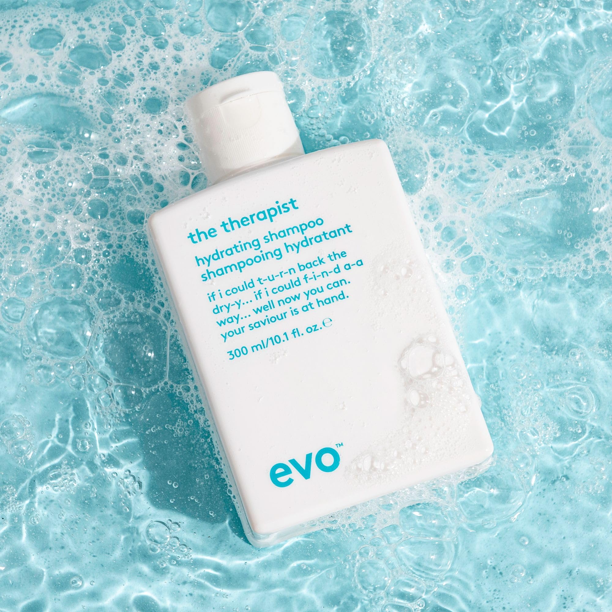 Evo The Therapist Hydrating Shampoo - Hydrates, Strengthen And Softens Whilst Improving Shine - Protects Colour Treated Hair, He