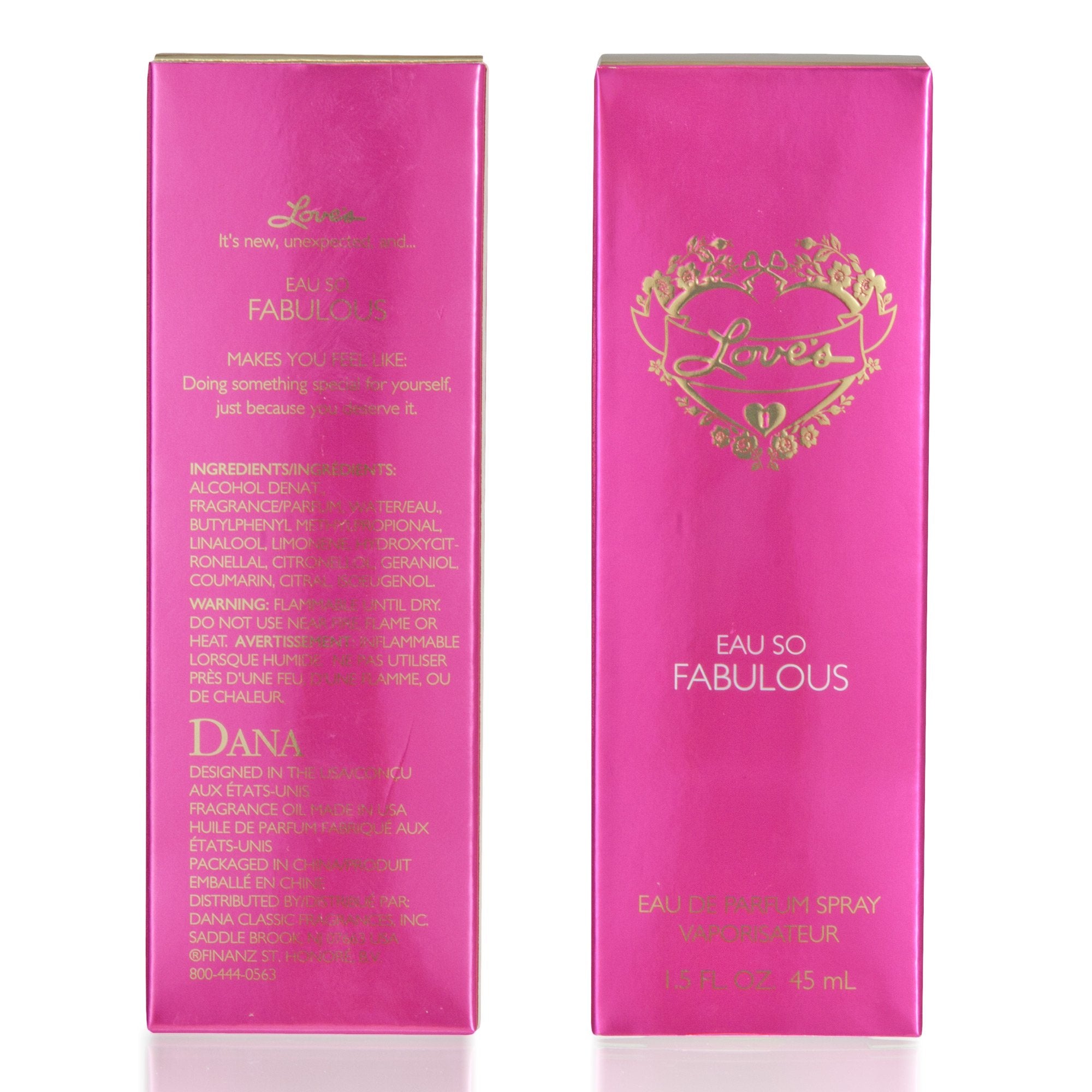 Love'S Eau So Fabulous By Dana Eau De Parfum Spray 1.5 Oz For Women