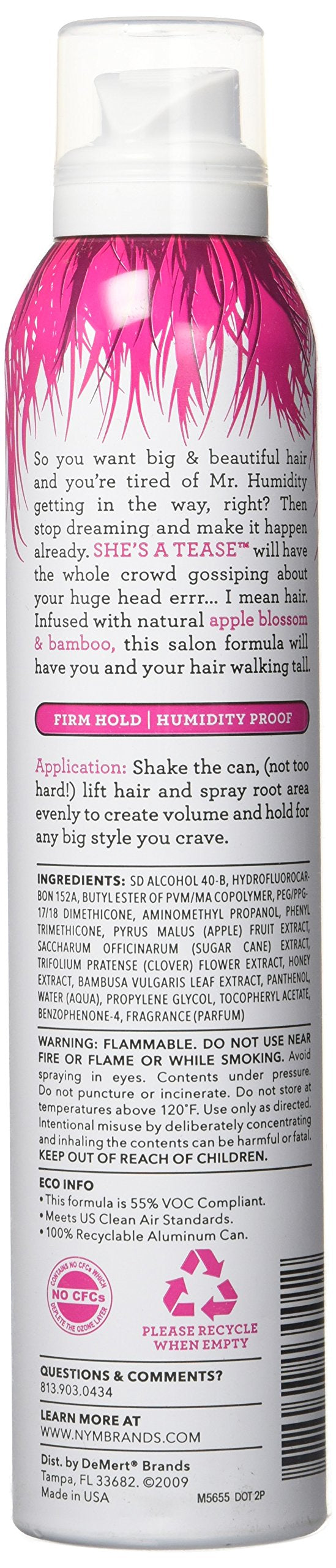 Not Your Mother's She's A Tease Volumizing Hairspray, 8 Ounce