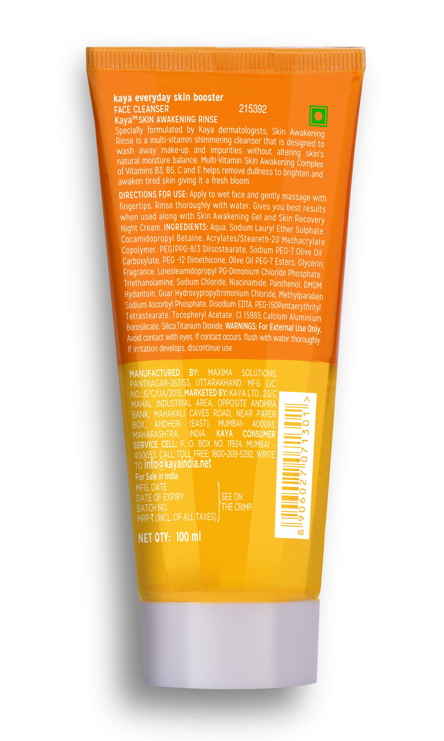 Kaya Skin Clinic Skin Awakening Rinse, 100ml