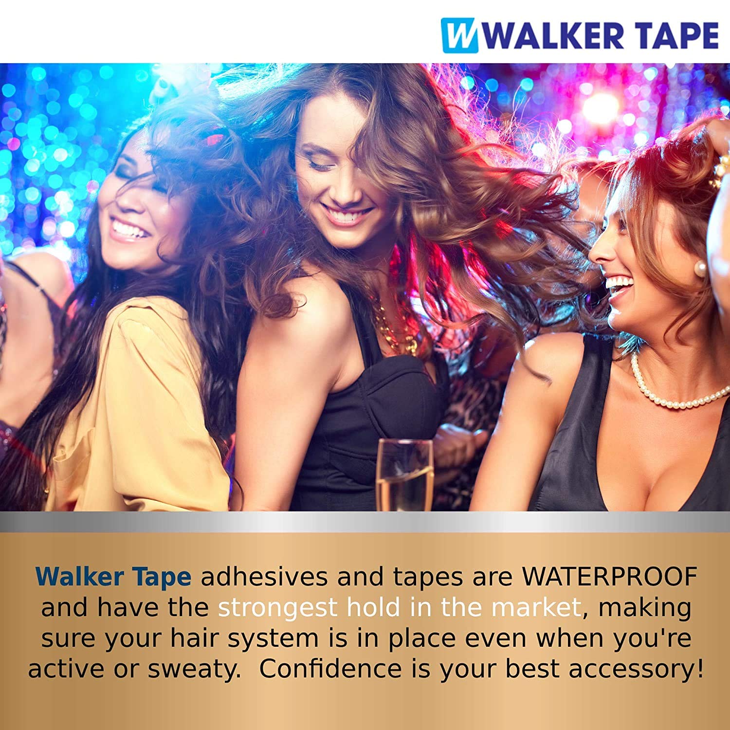 Walker Tape Ounce (355 mL) C22 Citrus Solvent Wig Glue Remover with 3.4 Ounce Ultra Hold Hair System Wig Adhesive WKR-UH-3.4+-C2