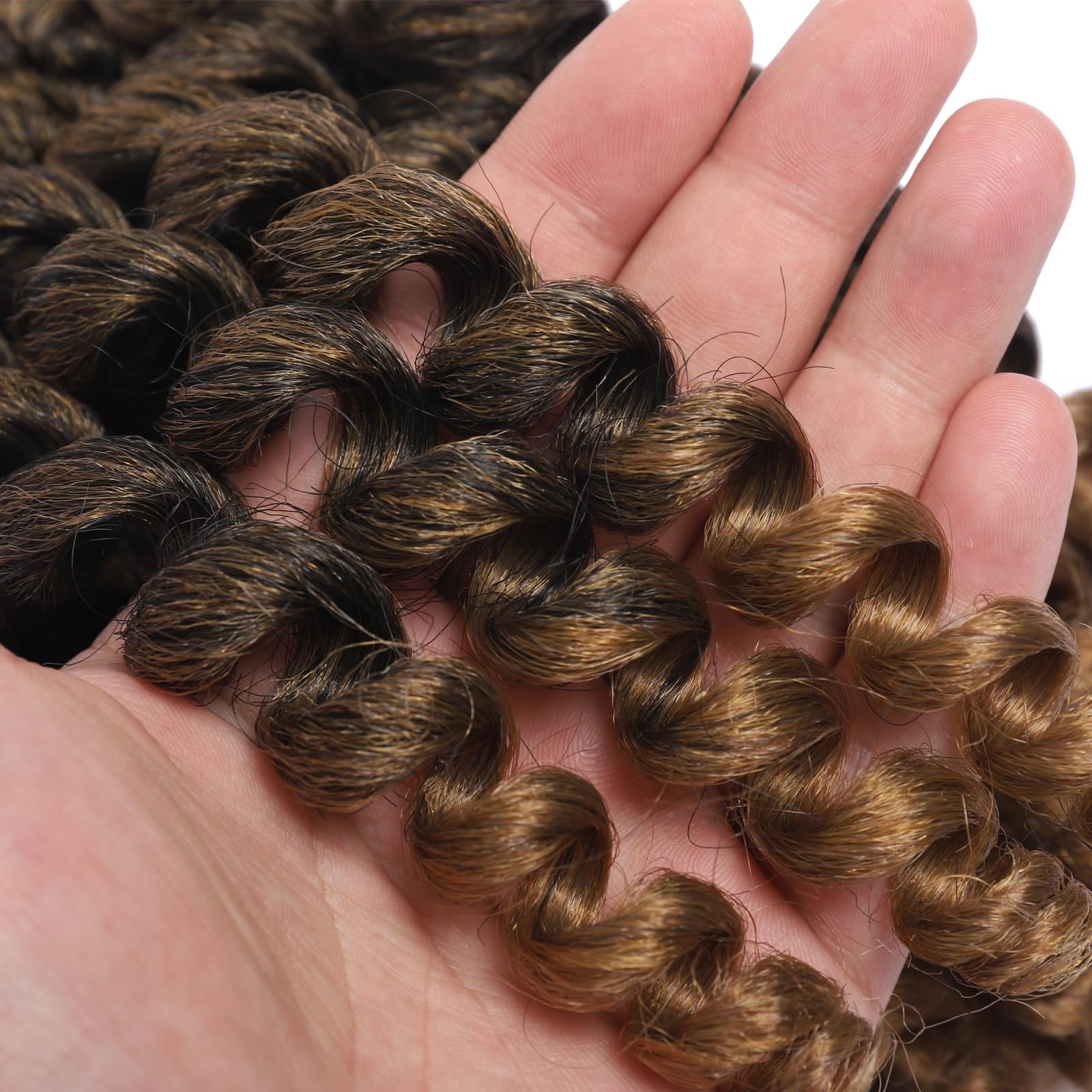 8 Inch Jamaican Bounce Crochet Hair 5 Packs 2X Ringlet Wand Curl Crochet Hair Pre Looped Bouncy Curl Curly Crochet Hair Extensio