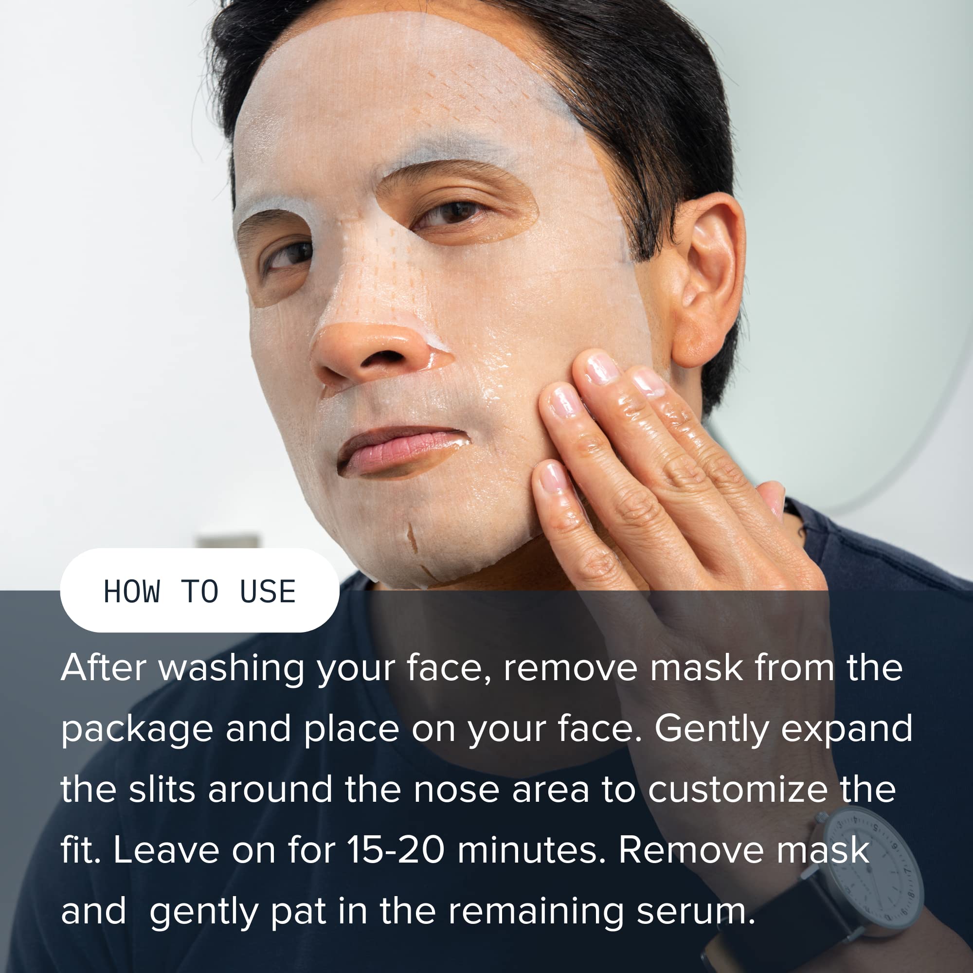 Cardon Cactus Soothing Sheet Mask | Korean Sheet Masks For Sensitive Skin Post-Shave | Korean Skin Care Mask | Vitamin E, Cactus
