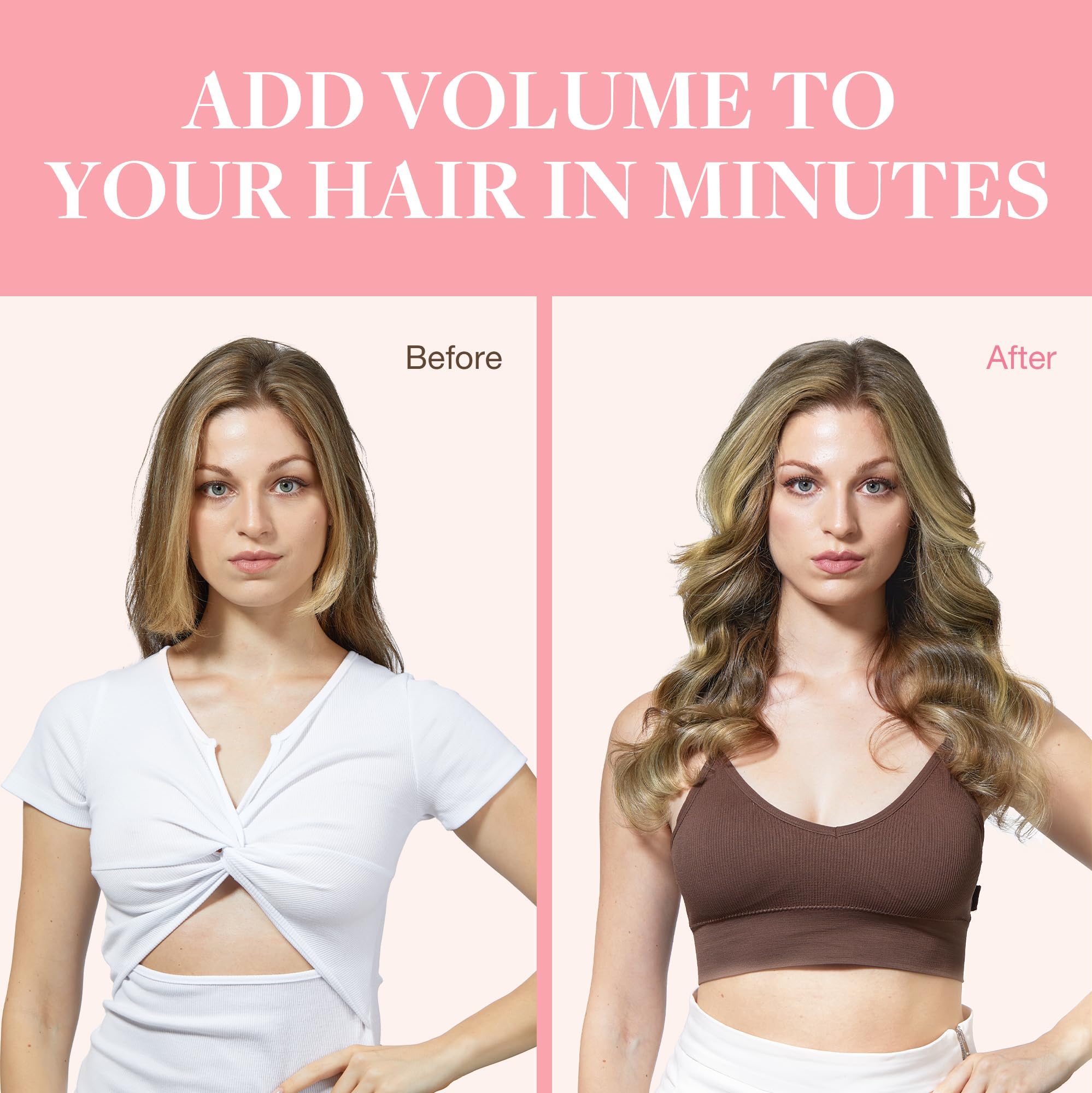 GOO GOO Clip in Hair Extensions Real Human Hair, 12inch 85g 7Pcs, 3/8/613 Balayage Walnut Brown to Ash Brown and Bleach Blonde,