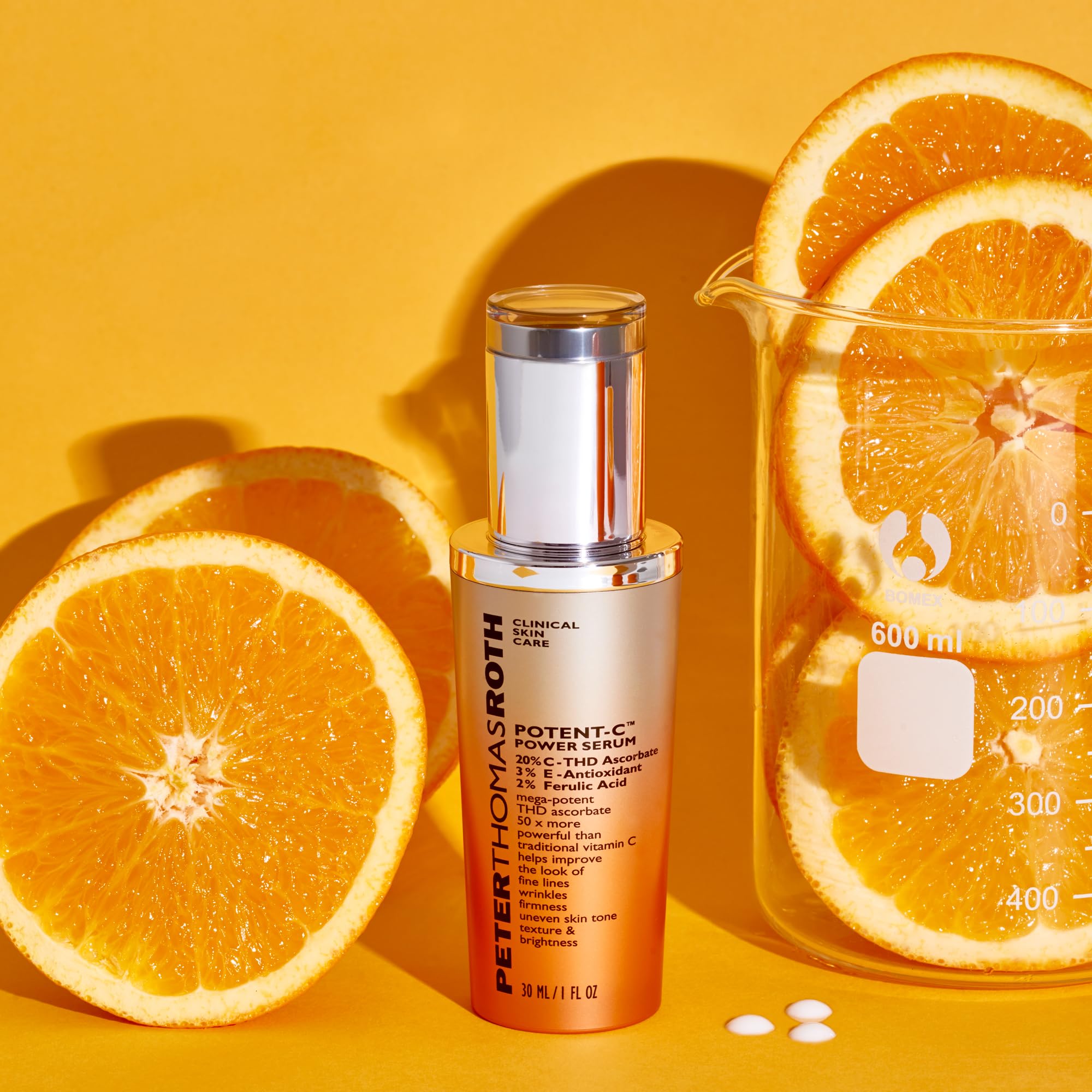 Peter Thomas Roth  Potent-C Power Serum  Brightening Vitamin C Serum For Fine Lines, Wrinkles, Uneven Skin Tone, Texture And Deh
