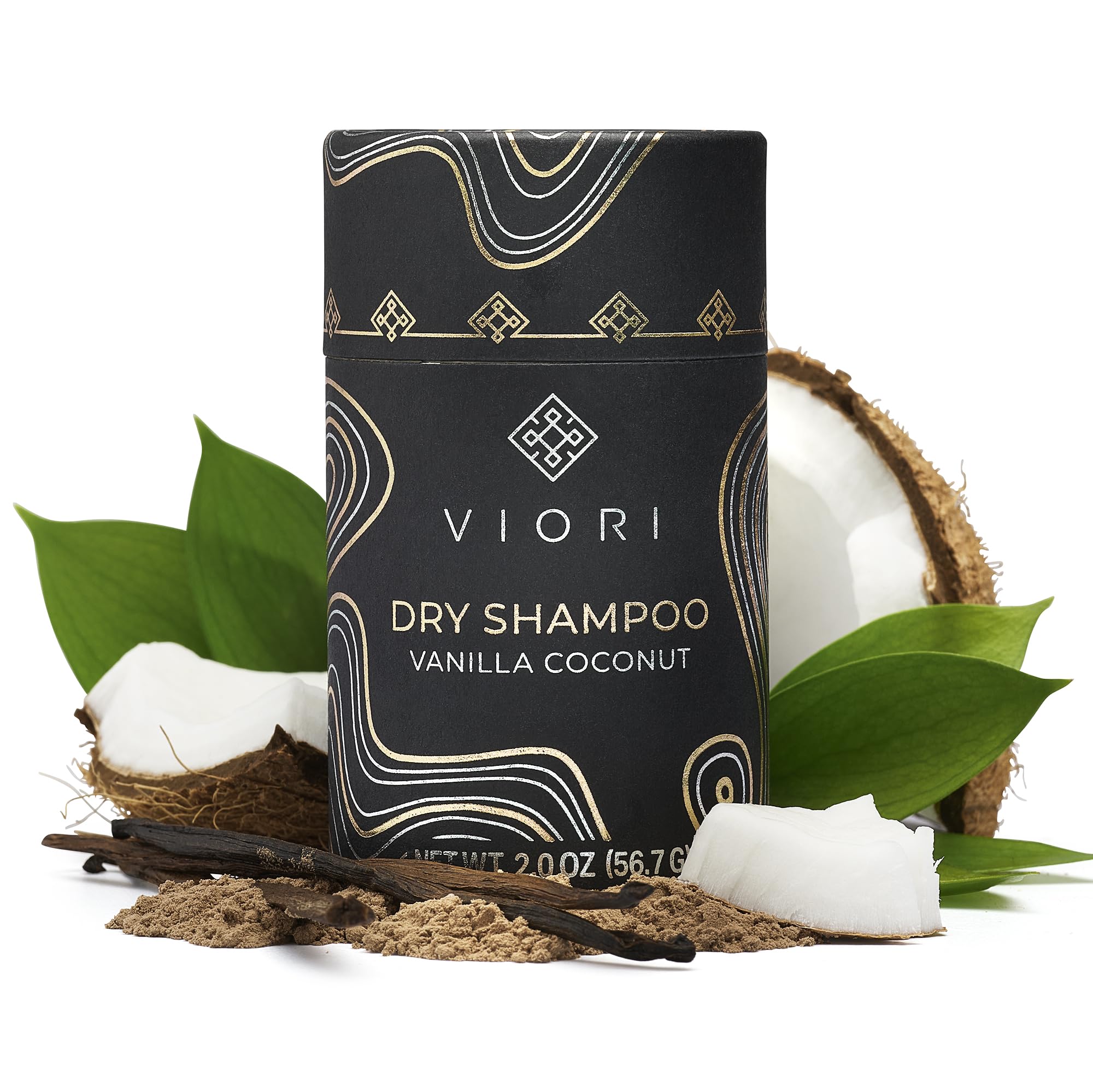 Viori Dry Shampoo Powder, Vanilla Coconut - Fast-Absorbing - Volumizing Shampoo - Dry Shampoo for Oily Hair - Neutralizes Odor -