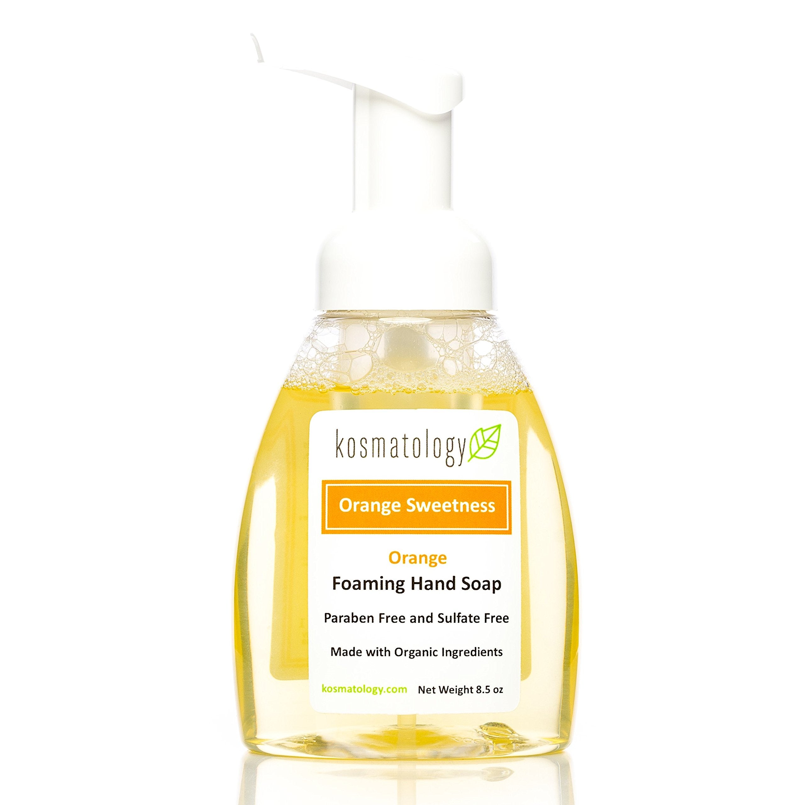 kosmatology Orange Sweetness (Orange) Organic Foaming Hand Soap, 8.5 fl oz