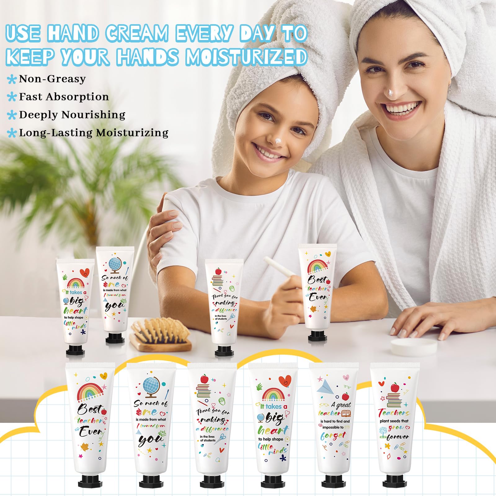 Dimsile 24 Set Valentine'S Day Gifts For Teacher Appreciation Hand Cream Gifts Moisturizing Hand Lotion Thank You Teacher Gifts