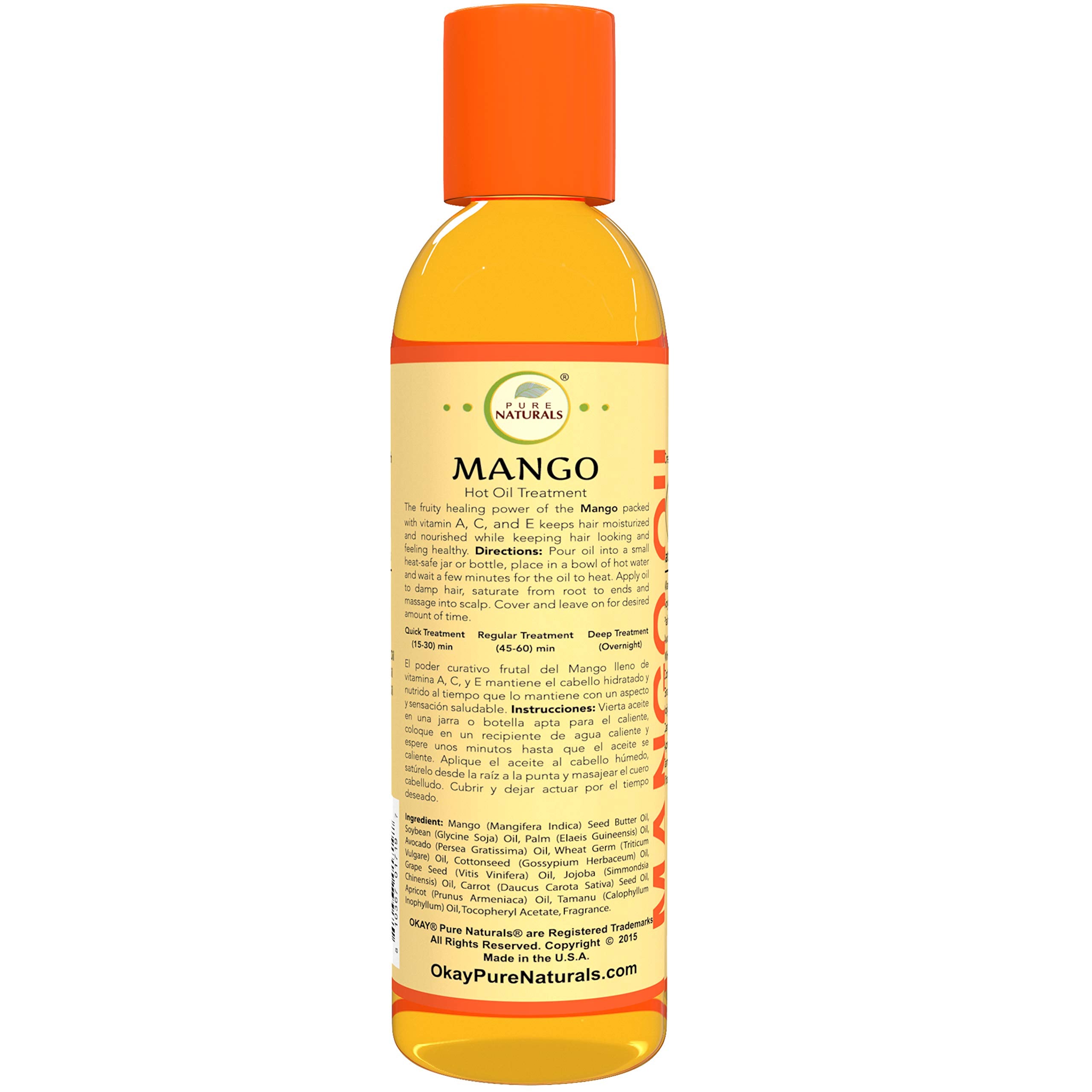OKAY HOT OIL TREATMENT MANGO 6oz / 117ml