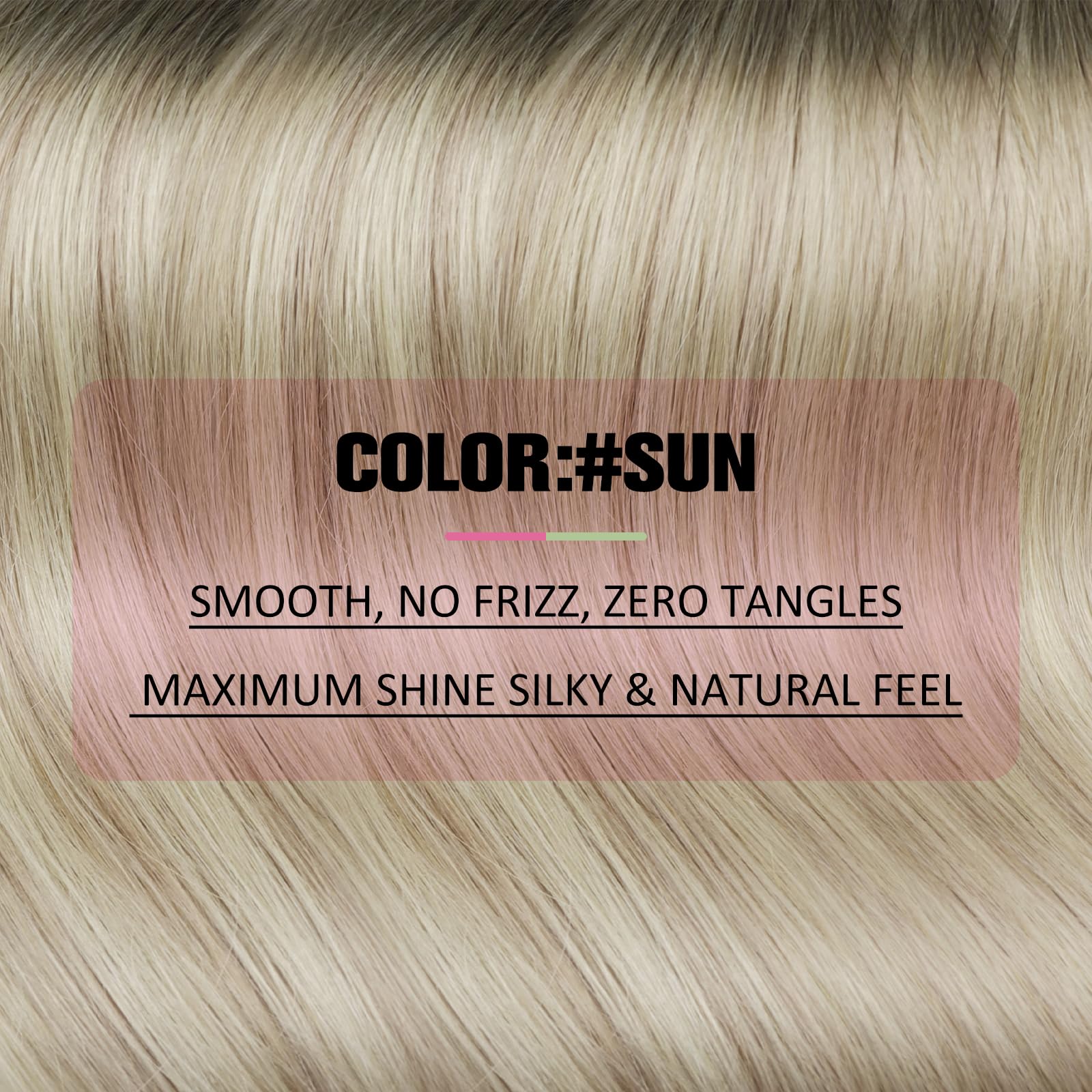 YoungSee Tape on Balayage Hair Extensions Ash Blonde Ombre Platinum Blonde Hair Extensions Real Human Hair Tape in Balayage Tape