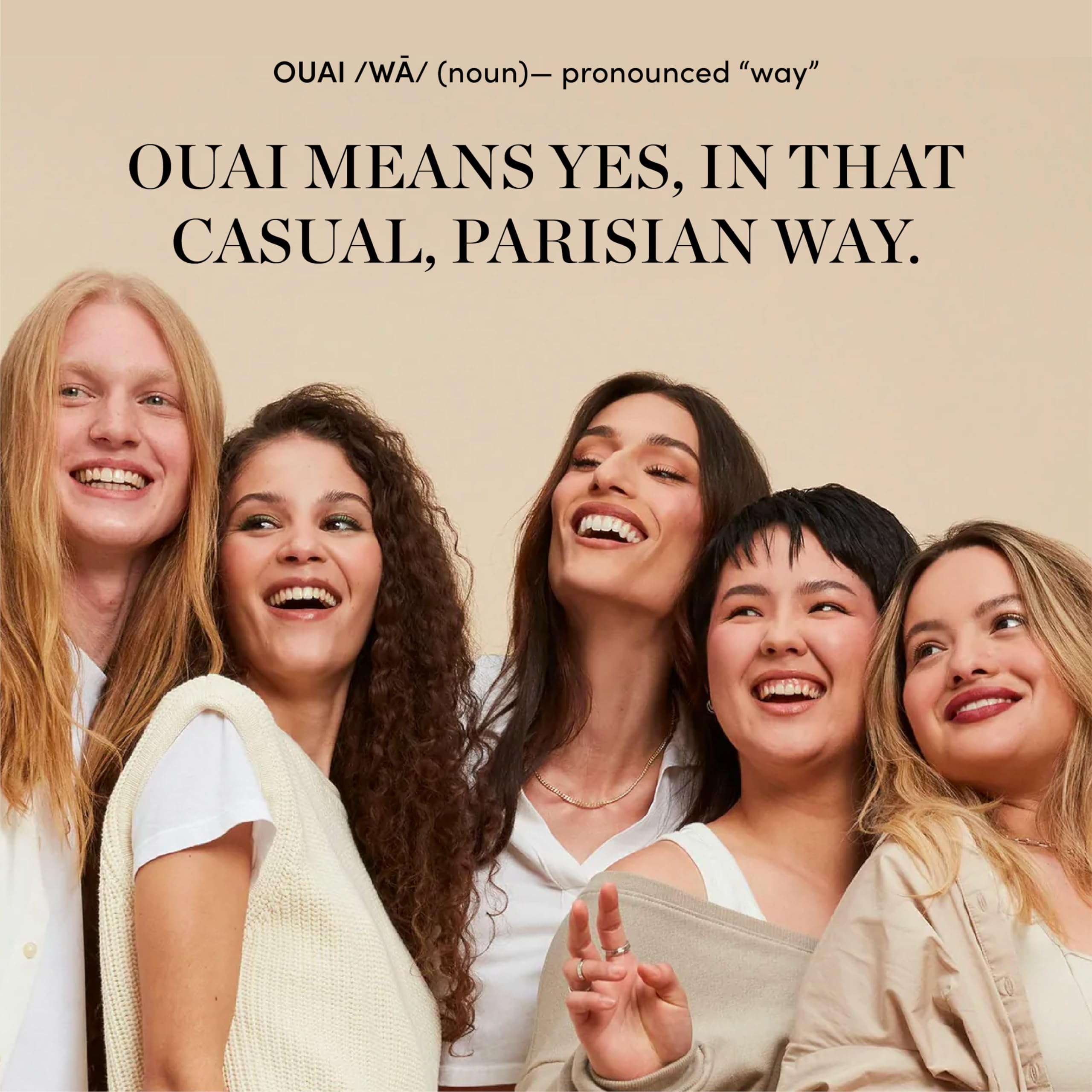 OUAI Leave In Conditioner & Heat Protectant Spray - Prime Hair for Style, Smooth Flyaways, Add Shine and Use as Detangling Spray