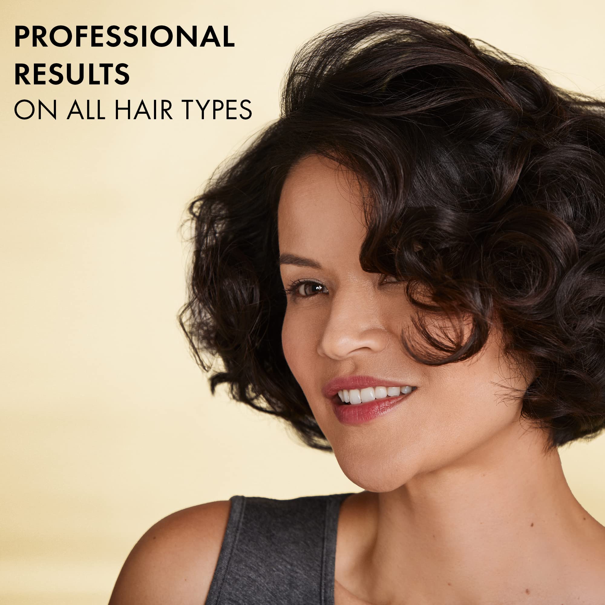 HOT TOOLS Pro Artist 24K Gold Marcel Iron - 1 Inch Barrel, Black and Gold, Model 1108 for Long Lasting Curls and Waves