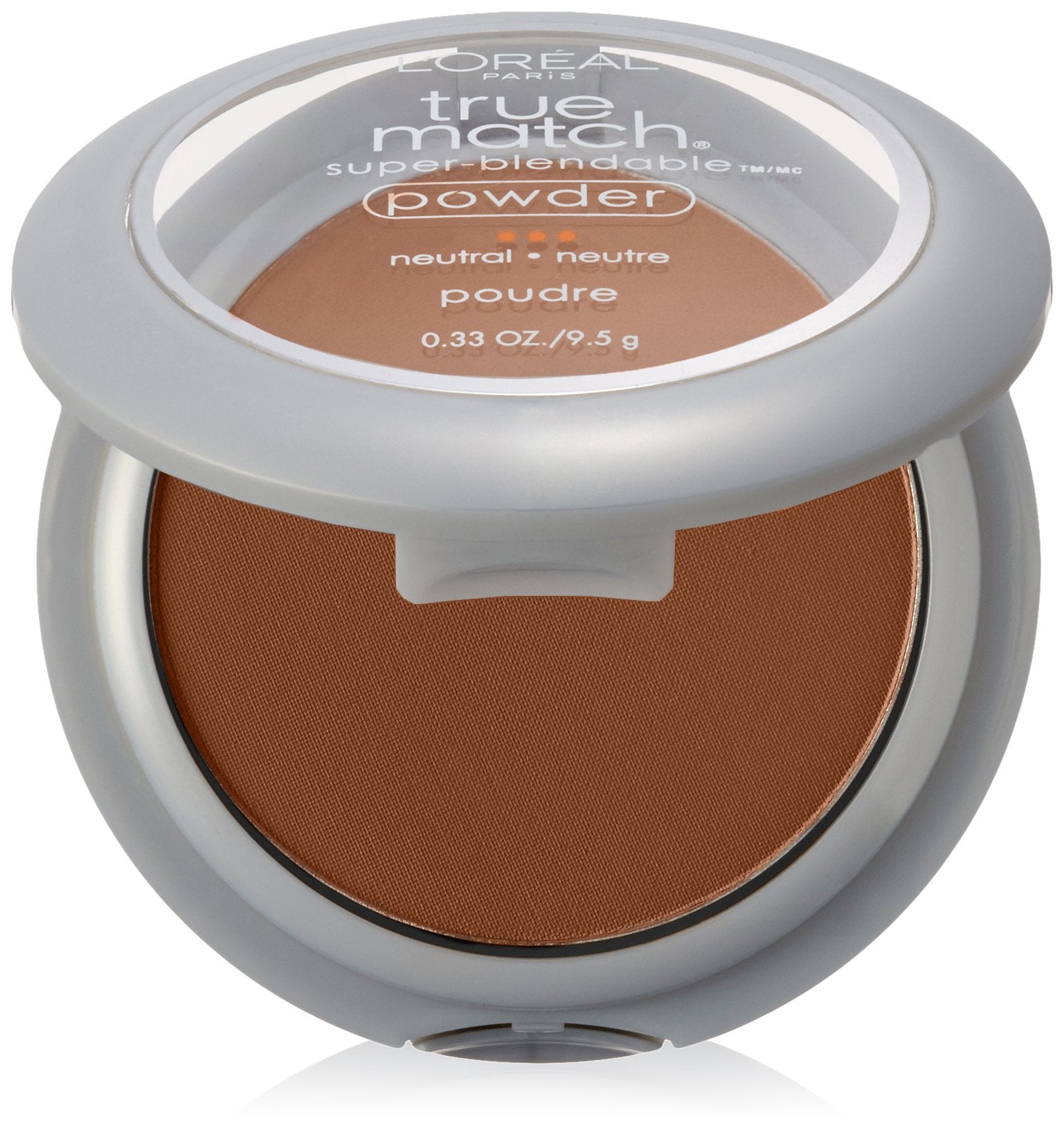 LOral Paris True Match Super-Blendable Powder, Classic Tan, 0.33 oz.