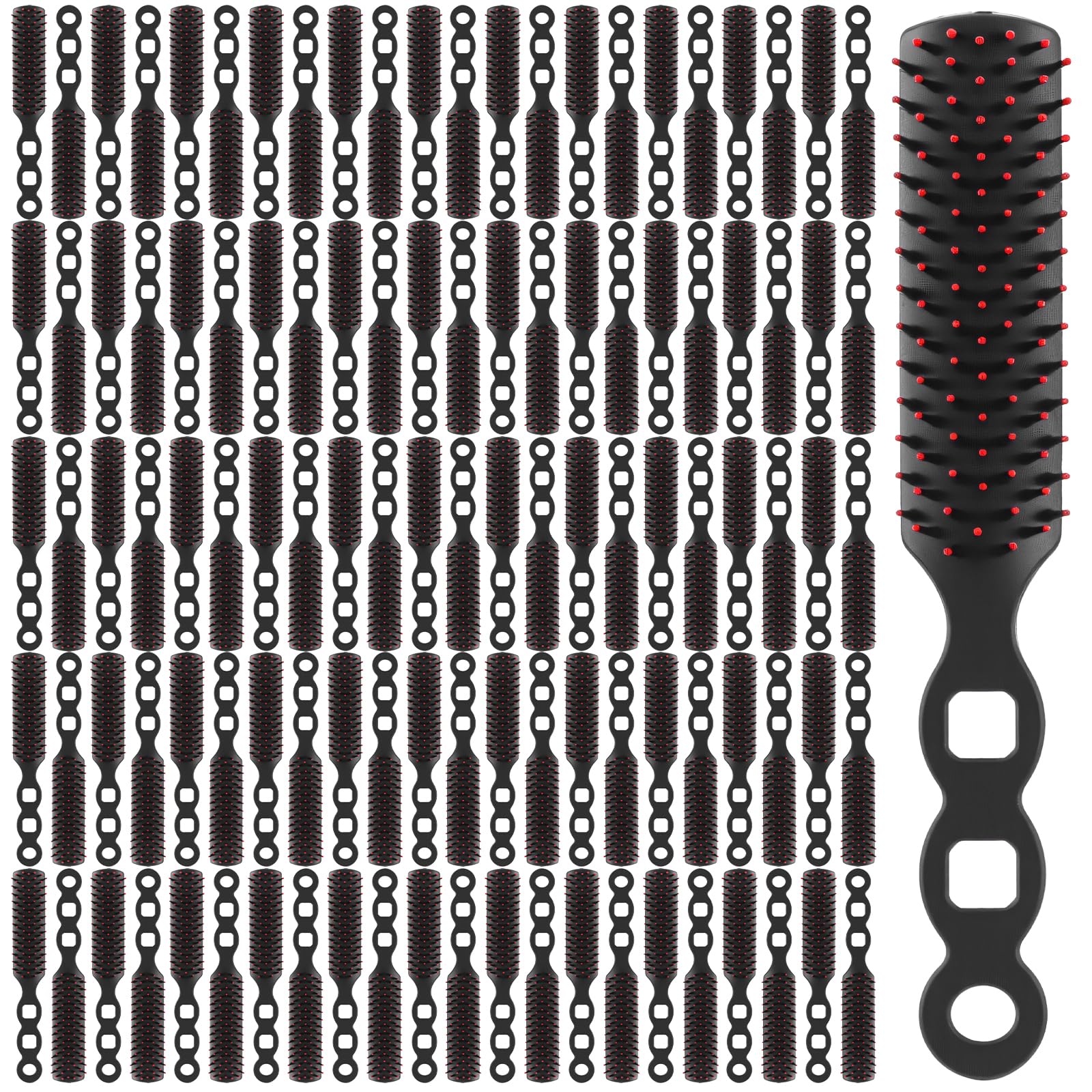 110 Packs Hair Brushes Bulk for Homeless Anti Entangling Hair Brush Massage Comb for Homeless Shelter Hotel Nursing Home Charity