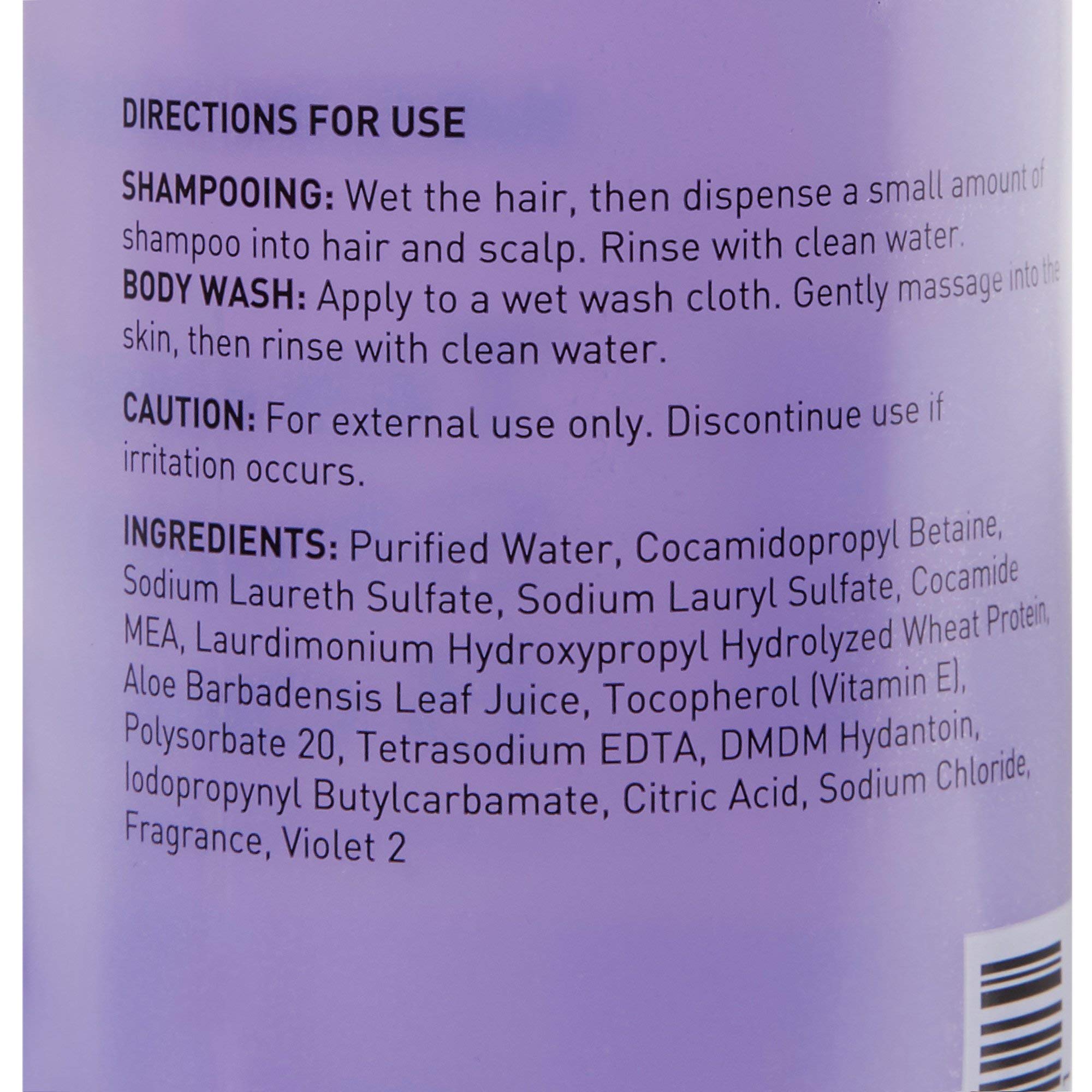 McKesson Tearless Shampoo and Body Wash with Aloe and Vitamin E, Lavender Scent, 12 oz, 1 Count