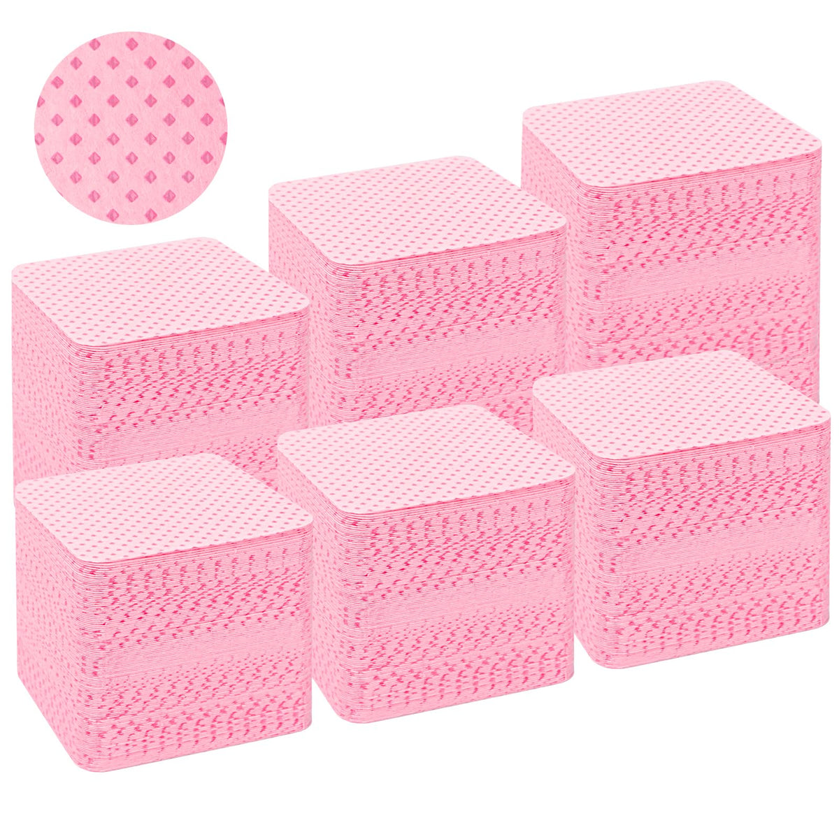 Lint Free Nail Wipes, 540PCS Nail Supplies Nail Polish Remover Wipes, Super Absorbent Soft Nail Wipes for Fingernail Polish Remo