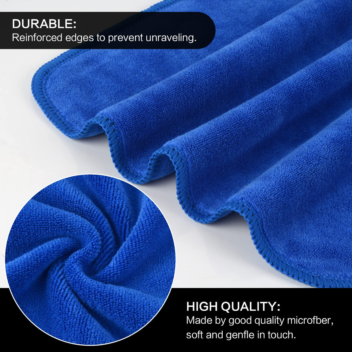 SINLAND Microfiber Face Cloths 12