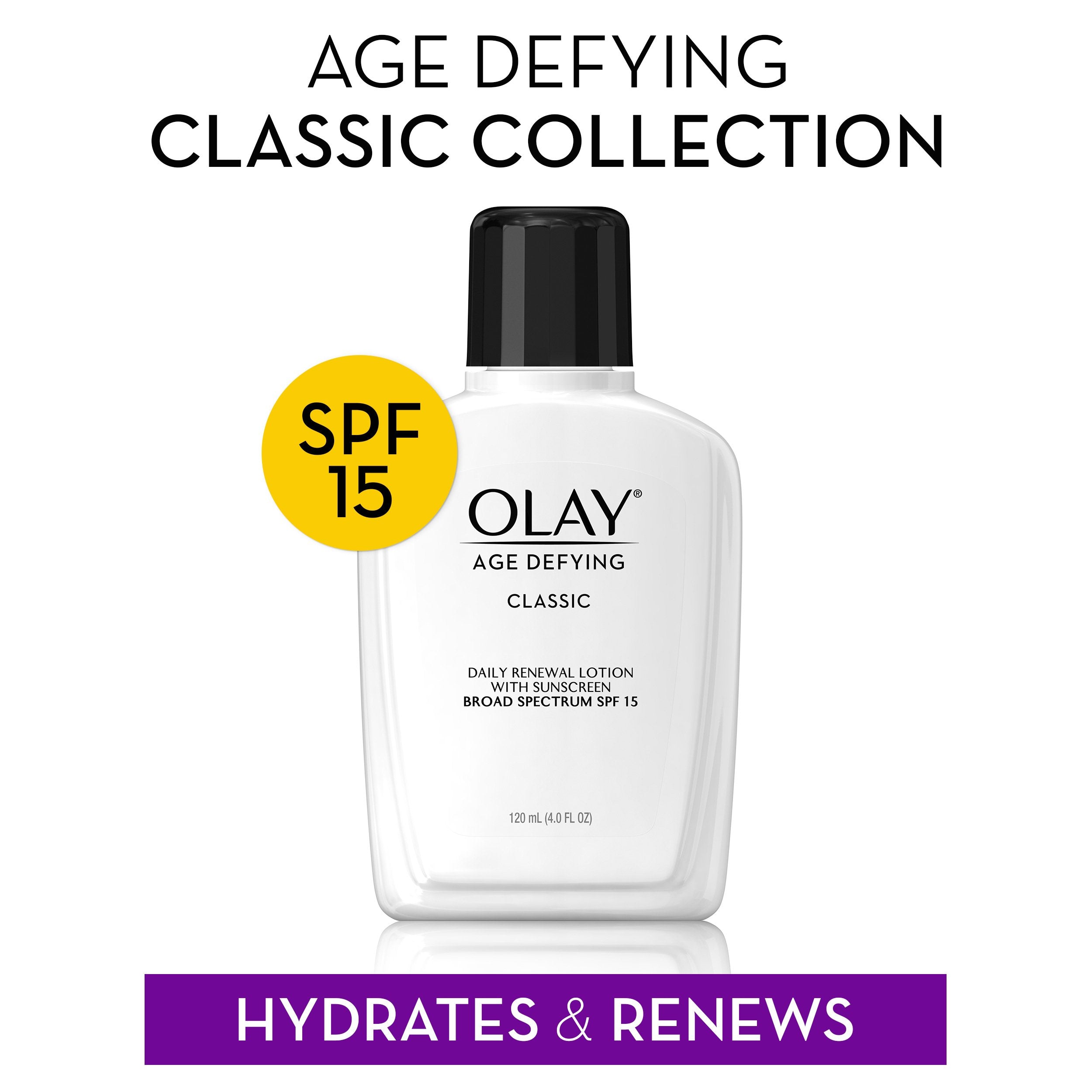 Age Defying Protective Renewal Lotion Olay 4 oz Lotion For Women