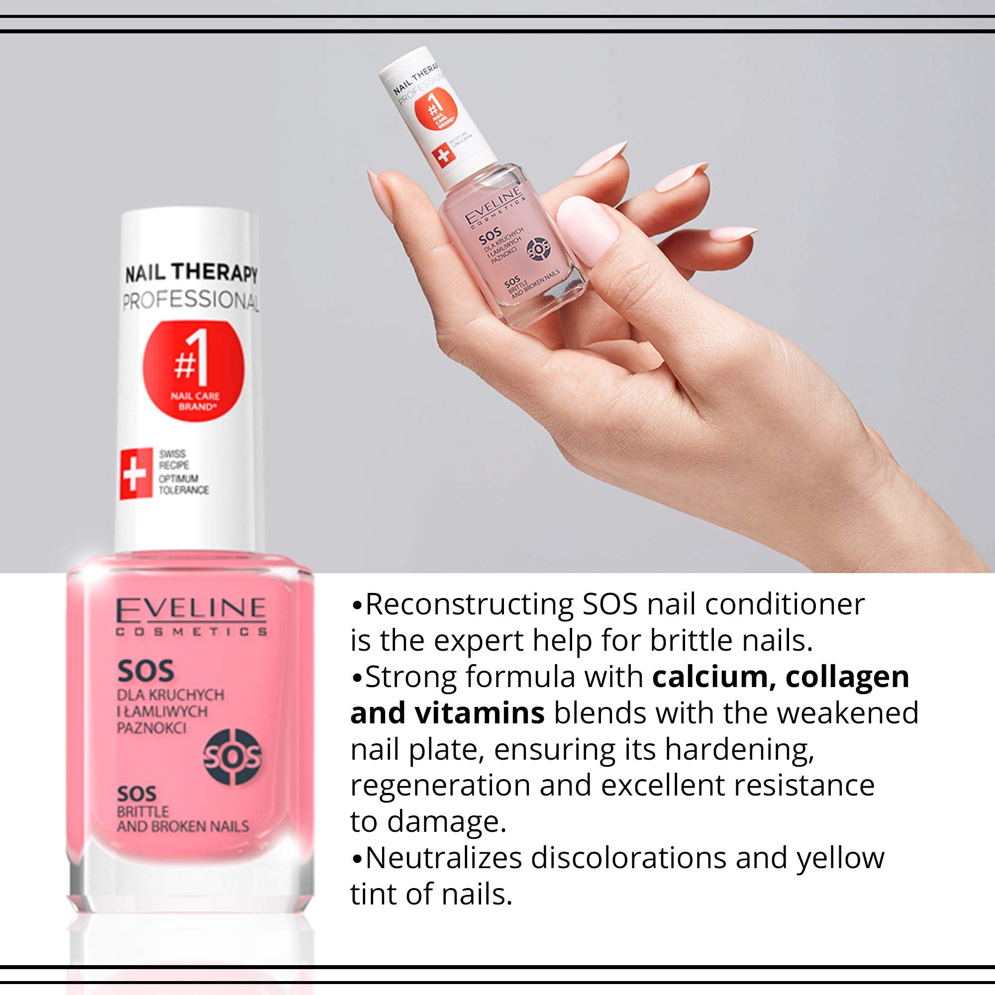 Eveline cosmetics SOS Brittle and Broken Nail Treatment Multivitamin