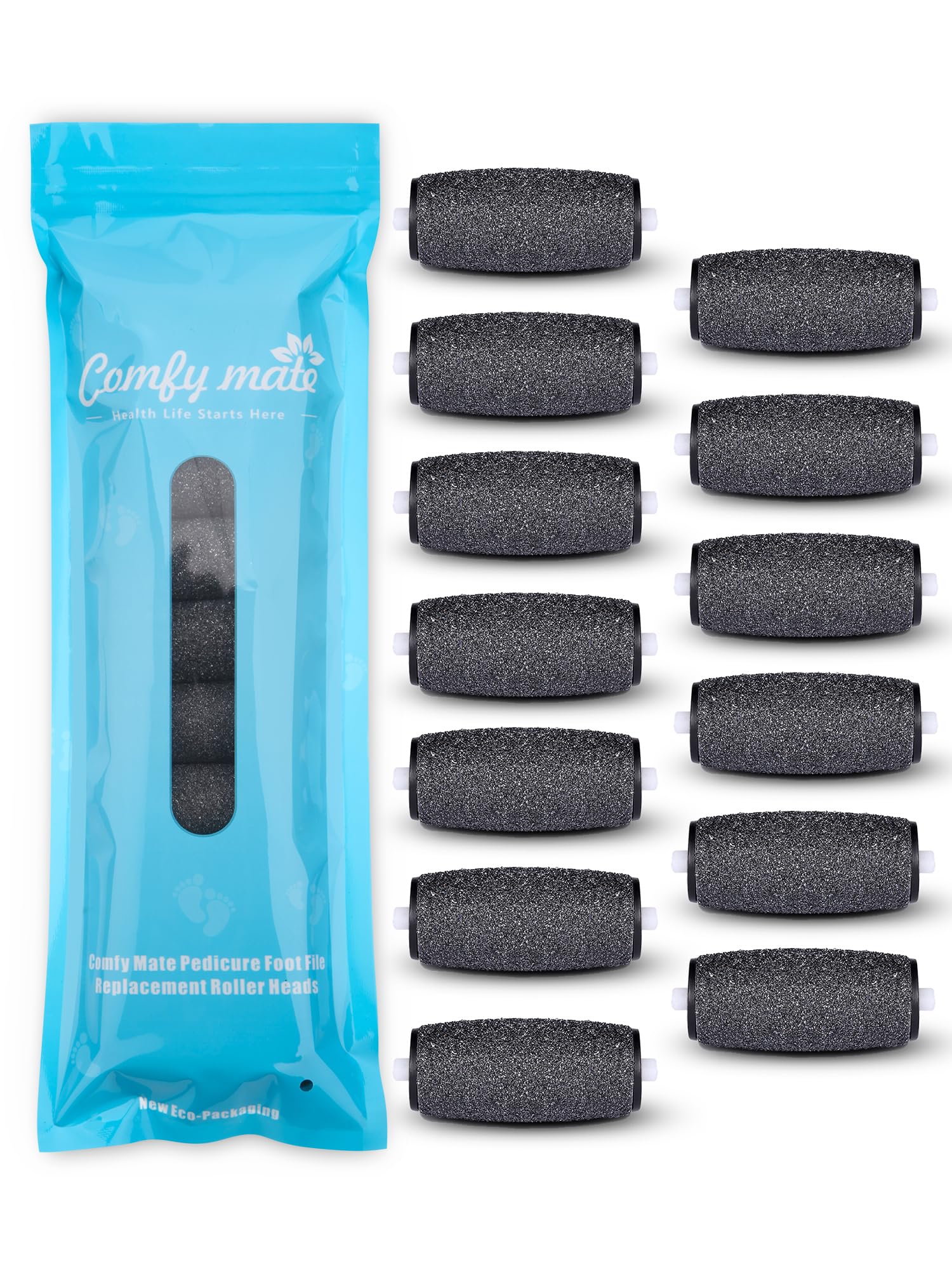 13 Extra Coarse Replacement Roller Refill Heads Compatible With Amope Wet Dry Electronic Foot File Refill(13 Extra Coarse For We