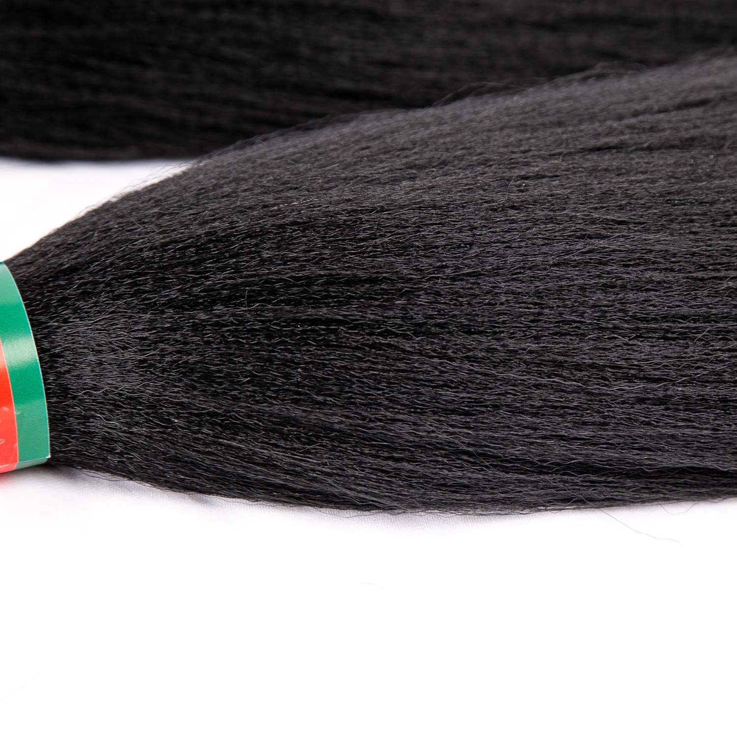 Black Pre Stretched Braiding Hair 2 Packs Pre Feathered Braid Hair Extensions 30 Inches Kanekalon Hair Braids