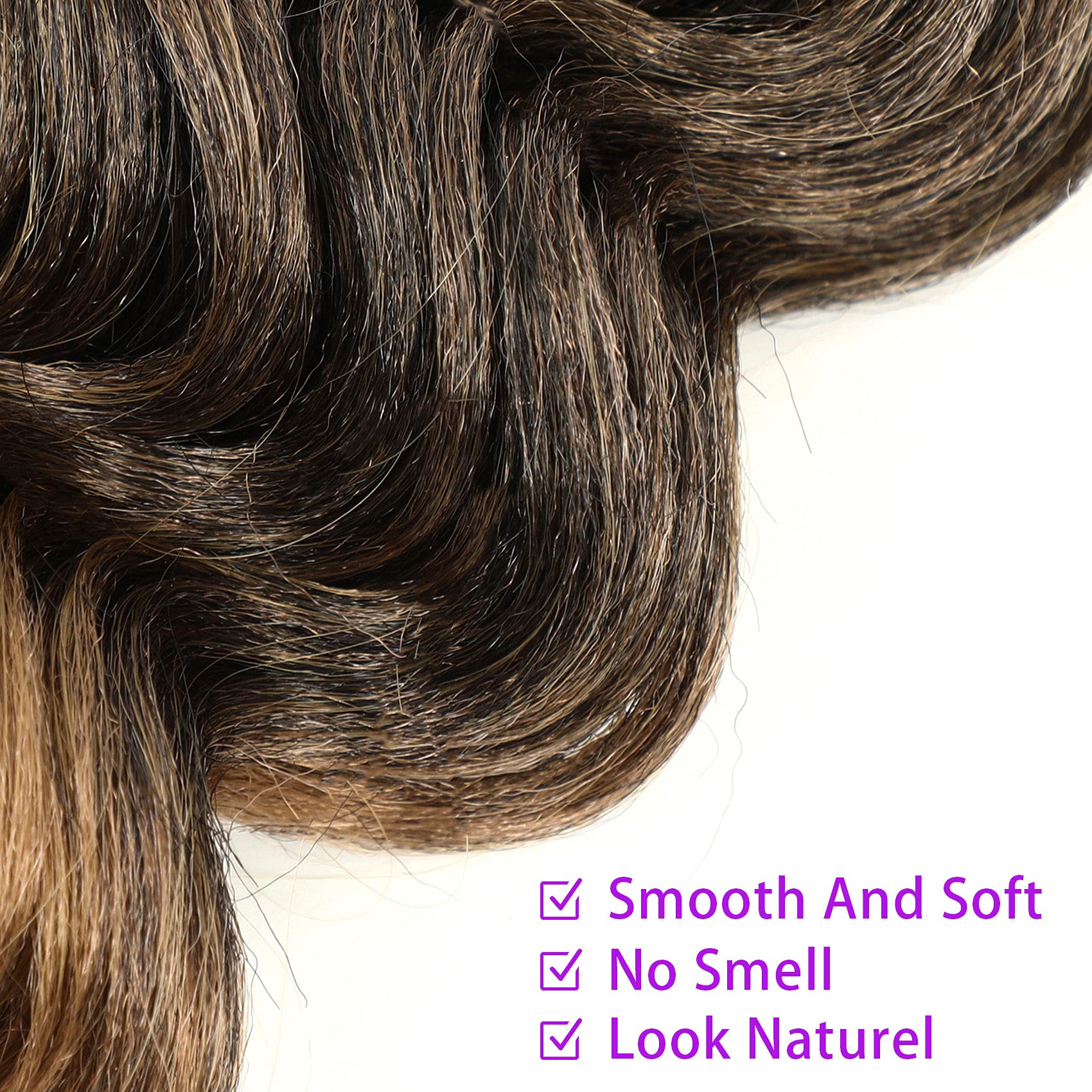 Ocean Wave Crochet Hair Deep Wave Crochet Hair Ocean Wave Braids Hair Synthetic Crochet Braiding Hair Extensions 8 Packs (14 Inc