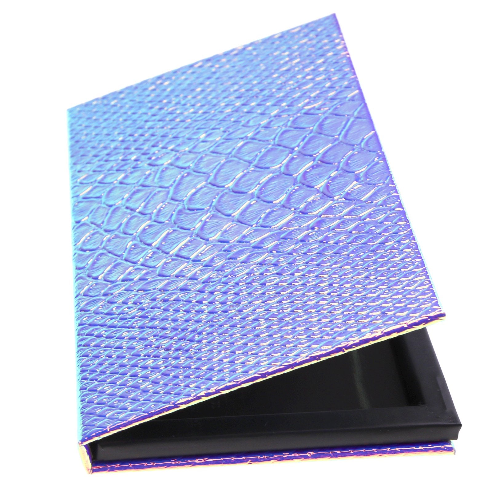Micro Trader Large Empty Eyeshadow Makeup Box Magnetic Cosmetics Palette Fish Scale Diy Storage Tray Box Holder
