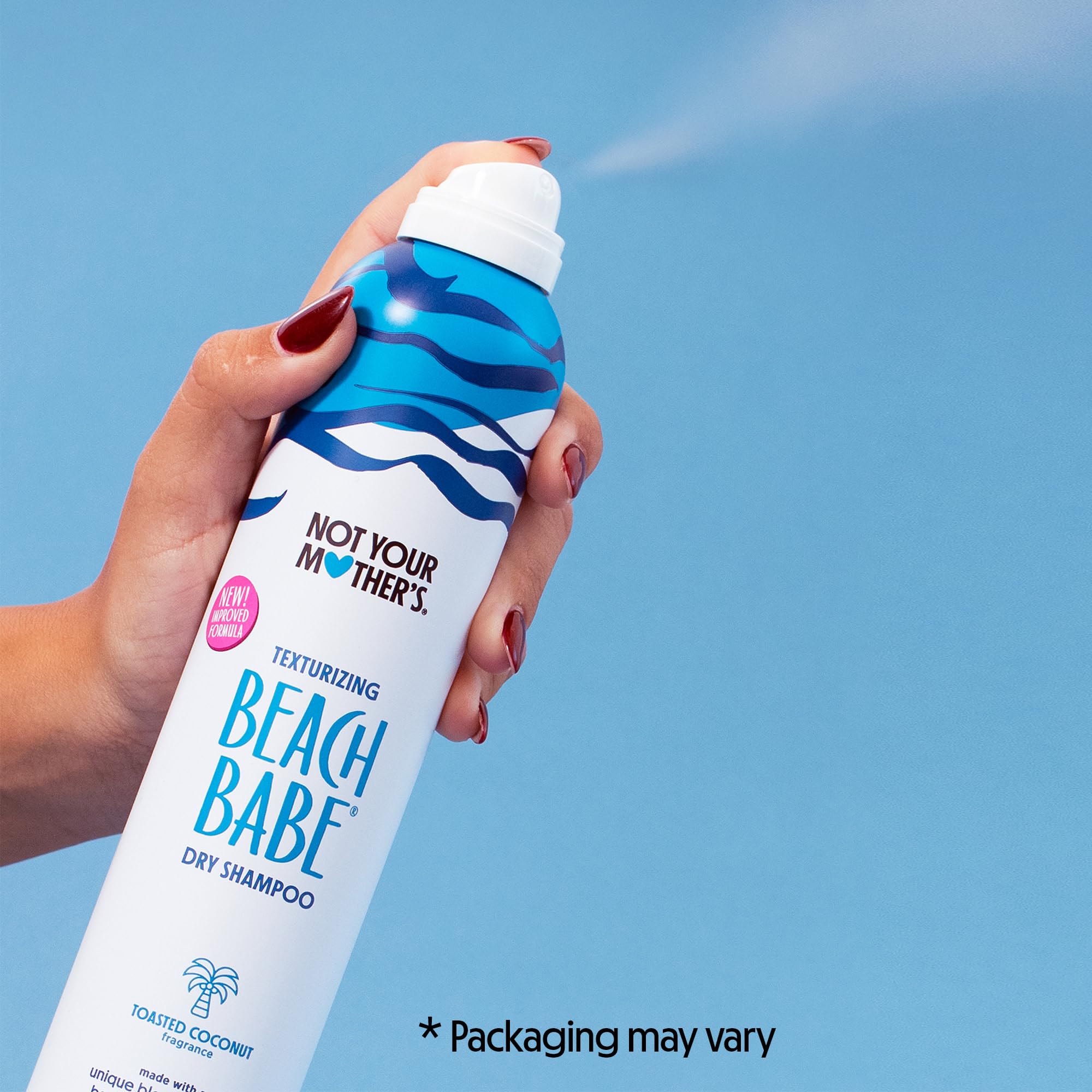 Not Your Mother's Beach Babe Dry Shampoo (3-Pack) - 7 oz Dry Shampoo - Instantly Absorbs Oil - Hair Essentials for Back to Schoo