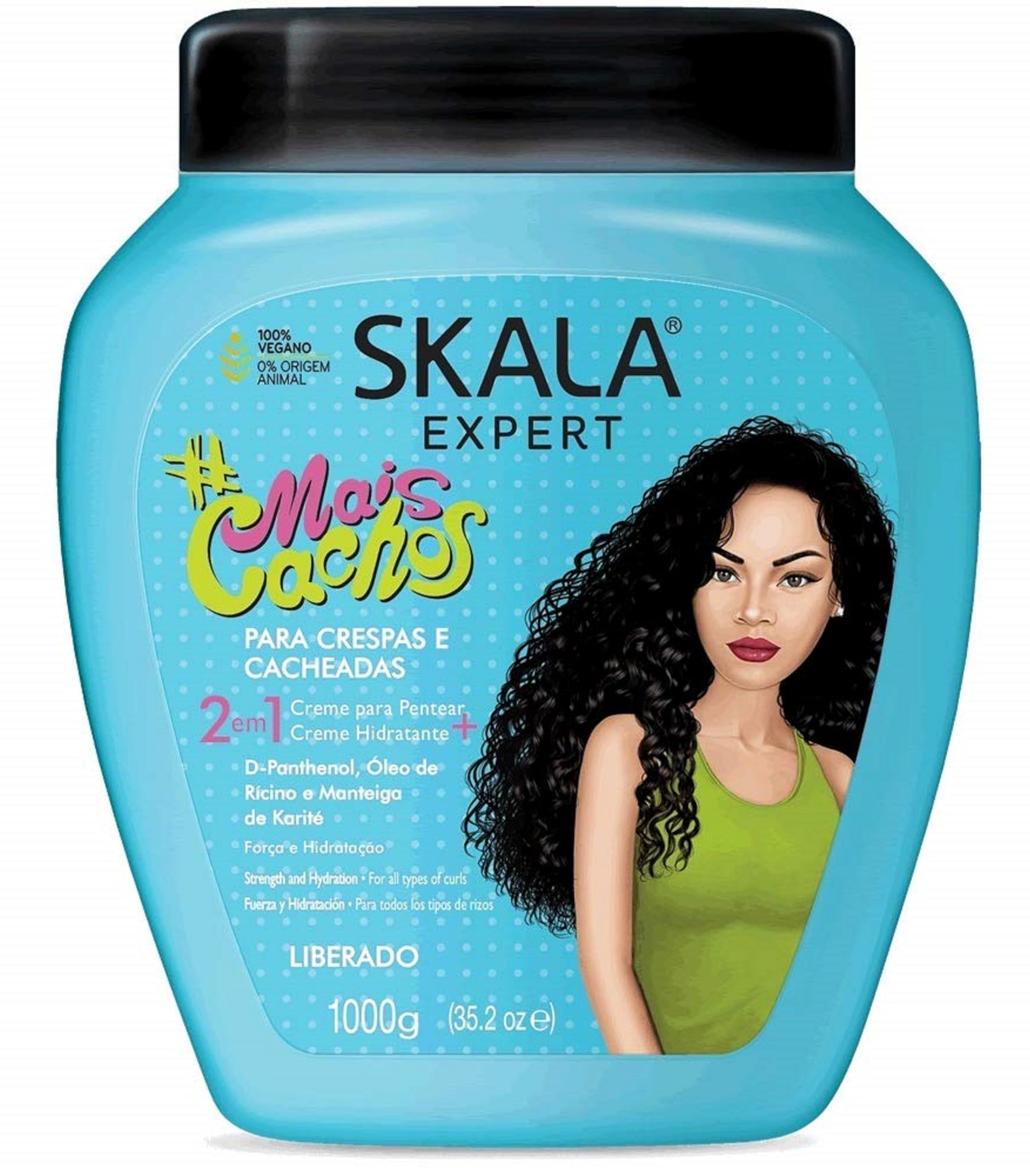 Skala Hair Type 3Abc - Mais Cachos And Passion Fruit Combo- Hydrate Curls, Eliminate Frizz, For Curly Hair - 2 In 1 Conditioning