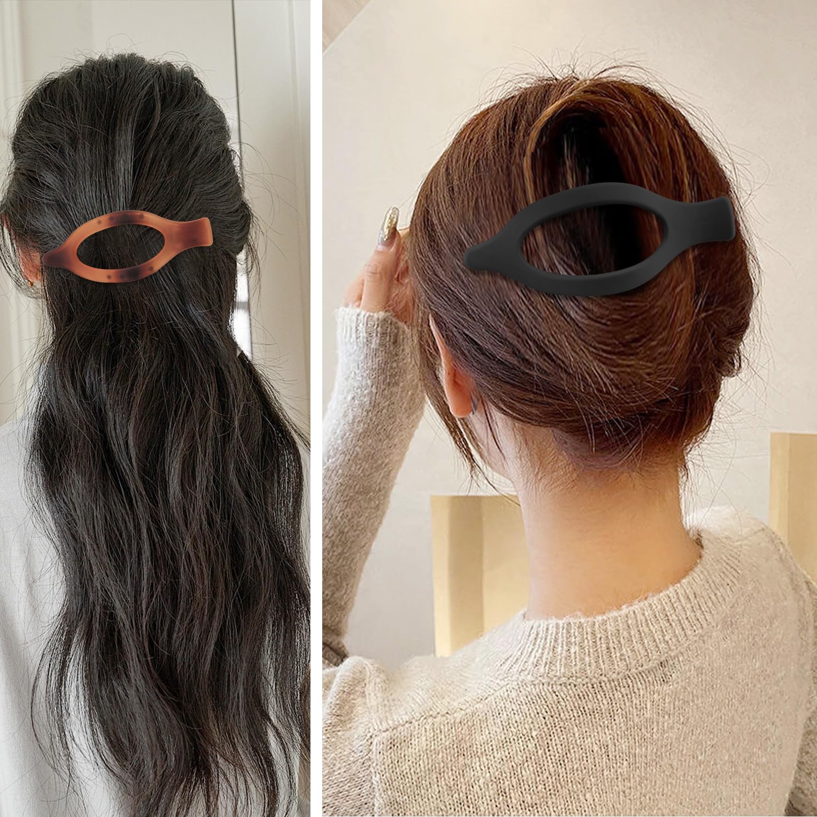 Canitor Hair Accessories: 4 Pcs Claw Clips For Thick/Thin Hair - French Duck Billed Alligator Clips For Women And Girls