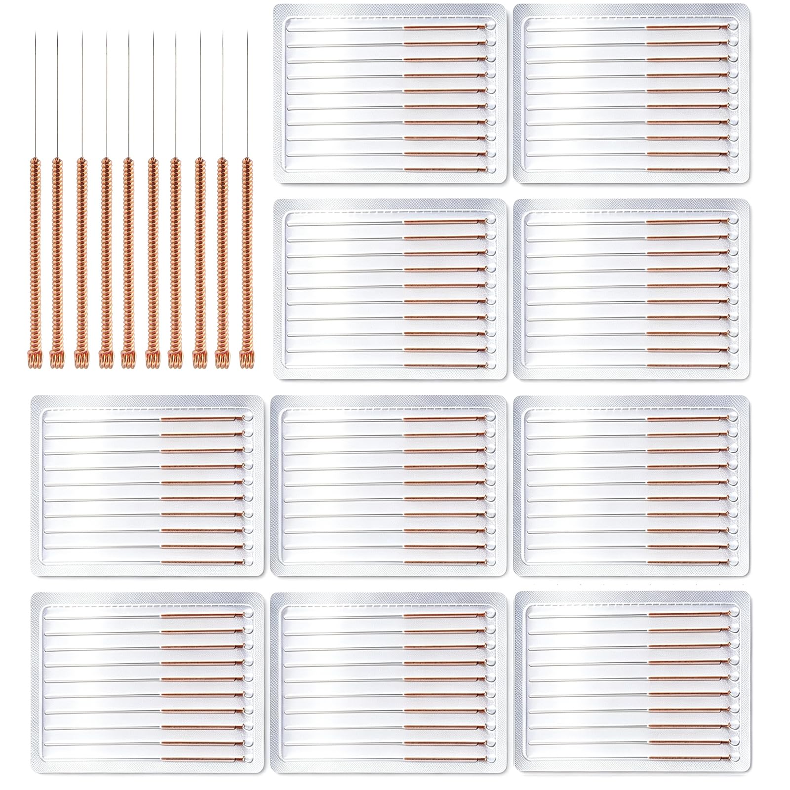 100pcs Disposable Pimple Needles,HighPrecision Acne Needle for Blackhead and Blemish Removal, Pimple Popper Tool Kit,Sterile Wh