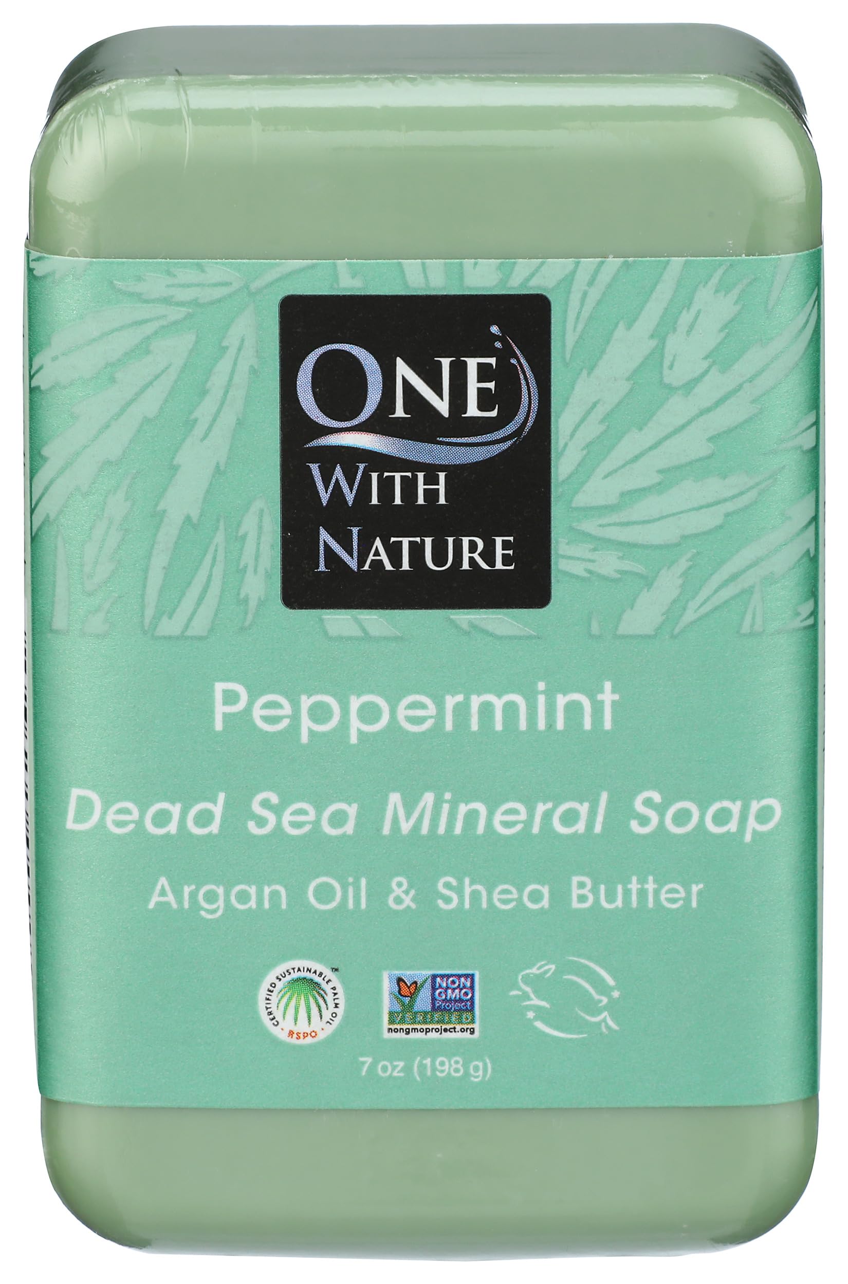 One With Nature Dead Sea Hemp Bar Soap, 7 Oz