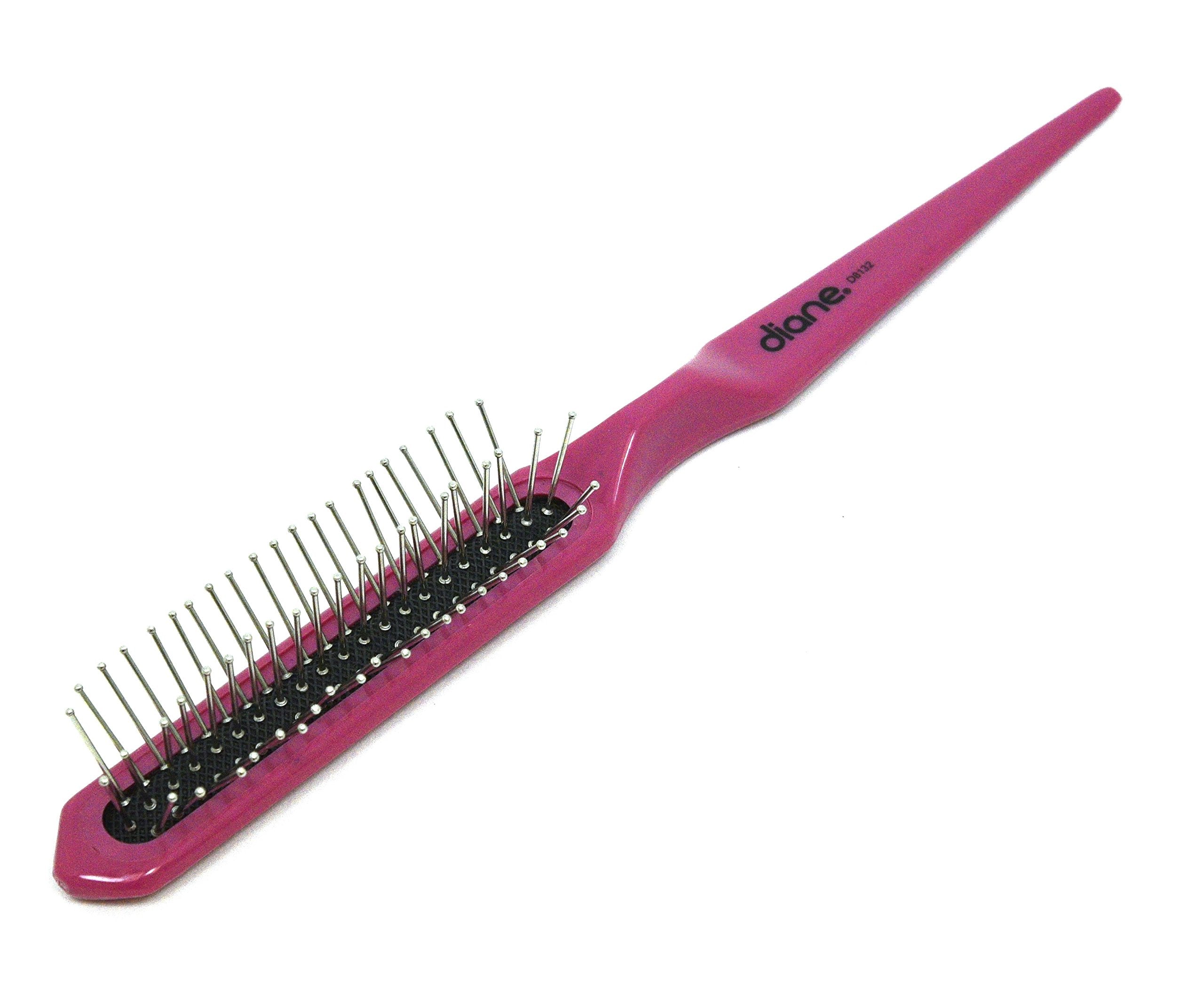 Diane 3-row Wire Bristle In Cushion Base Wig Hair Brush #8132,Assorted Colors