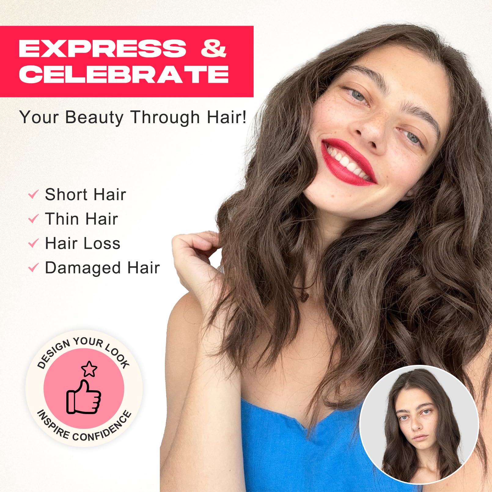Ntynty Hair Extensions, 14'' Short Clip In Hair Extensions 4Pcs Beach Wave Platinum Blonde Hair Extensions Natural Soft Syntheti